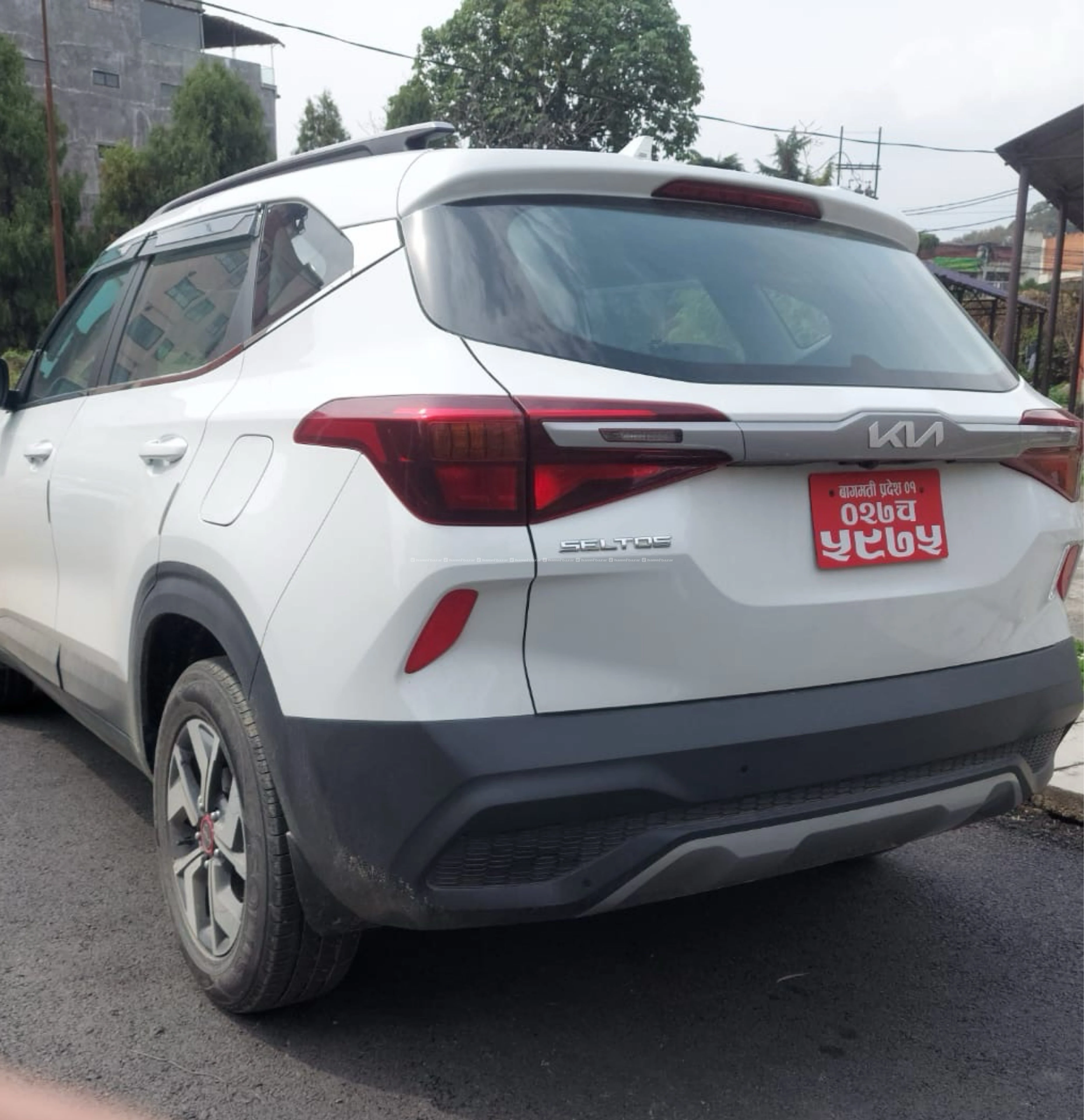 Kia Seltos Htk 2022 white 3