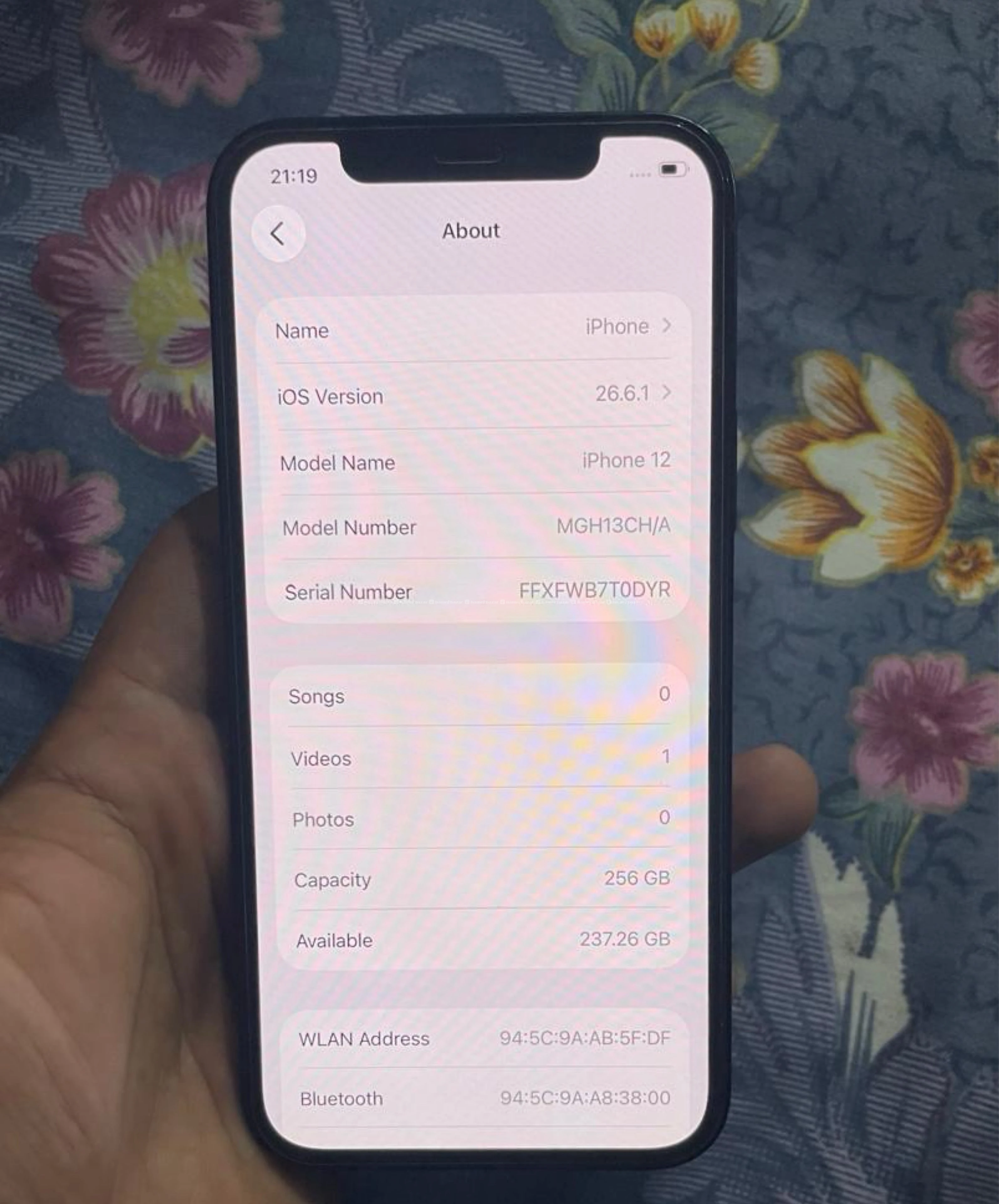 IPhone 12 (256gb) 86% 3