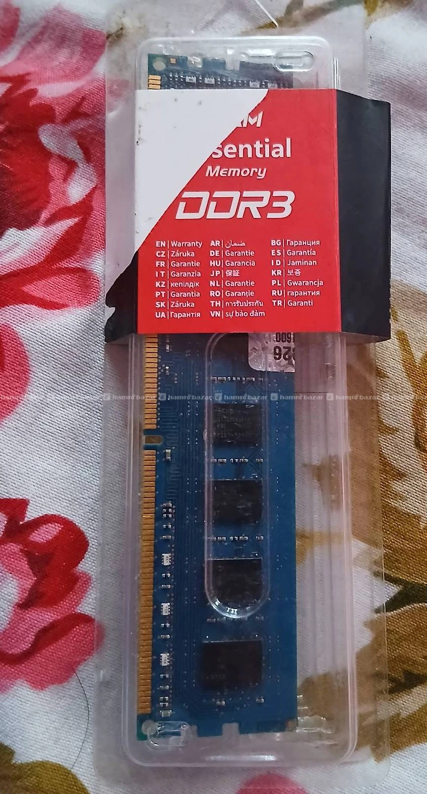 4 GB DDR3 ram for pc 3