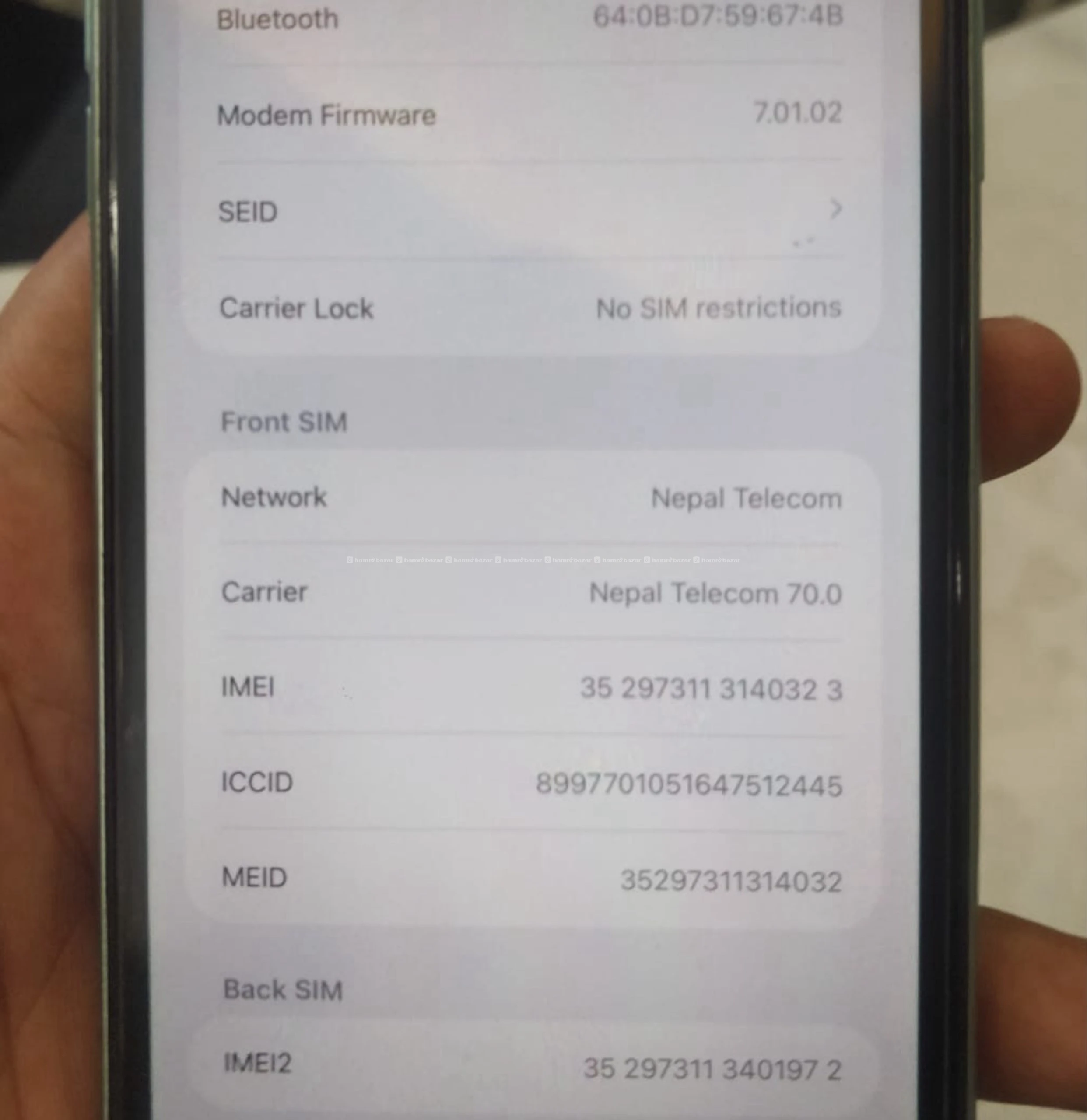 IPHONE 11/ 128 GB GENUINE PARTS NO REPLACEMENT 2