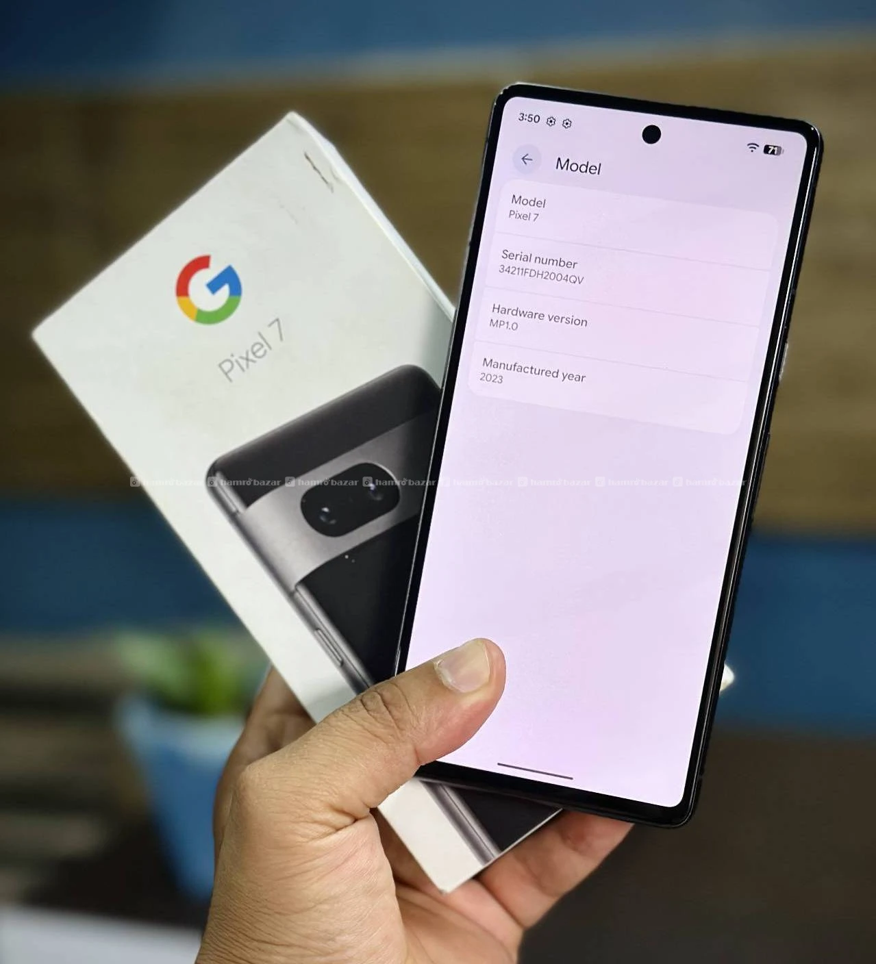 Google Pixel 7 (8-128) with box & accs 2