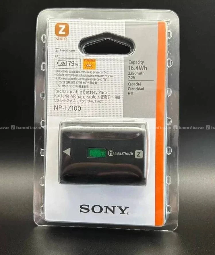 NP-FZ100 Z Series Rechargeable Camera Battery 4