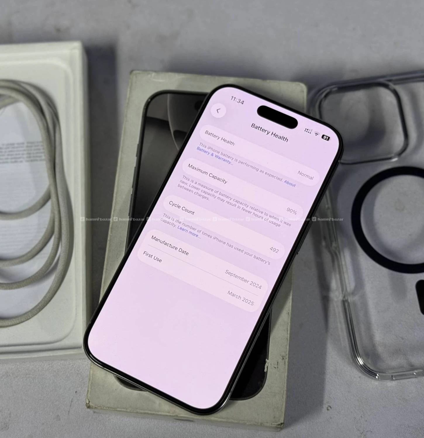 iPhone 16 Pro 128GB 90% BH with box 3