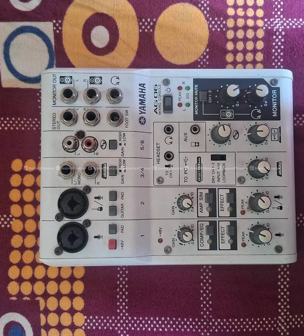 Yamaha AG06 Studio Mixer/ Audio Interface 2