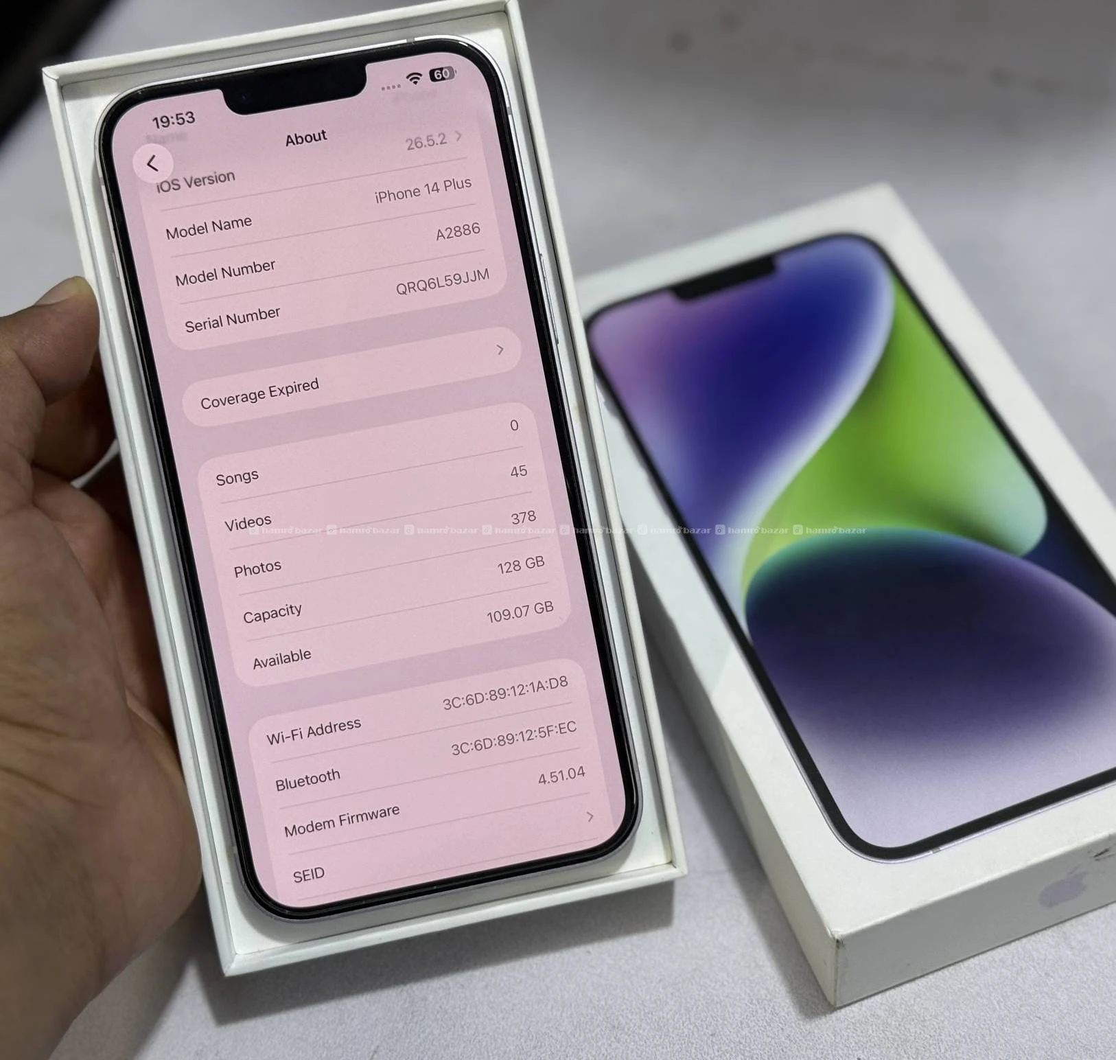 iPhone 14 Plus 128GB with box & accessories 4