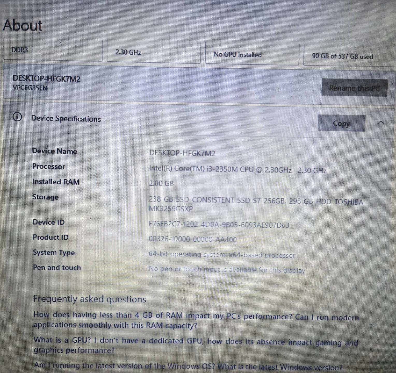 Personal Sony VAIO Laptop on SALE 4
