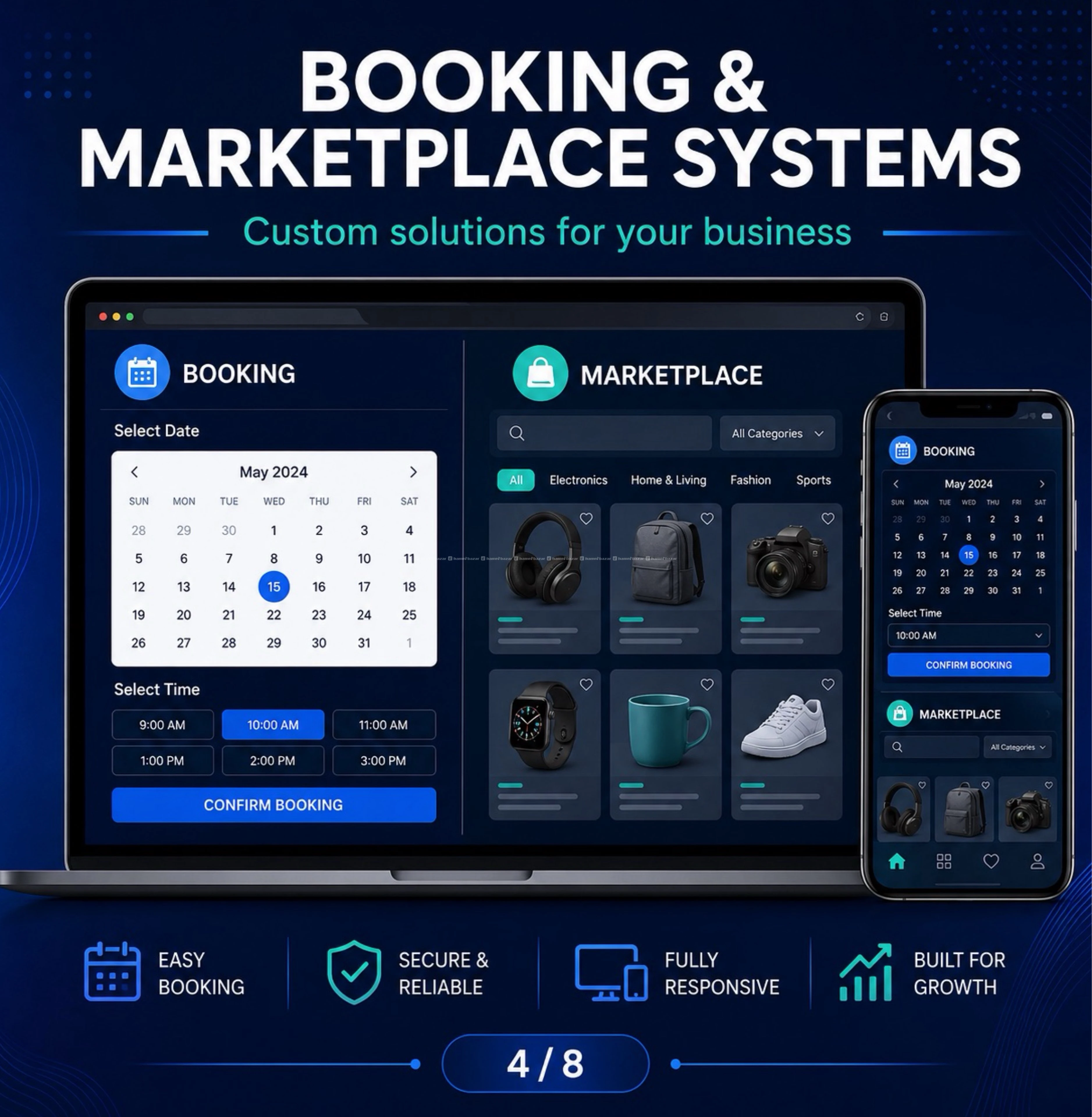 web app/website and mobile app 8