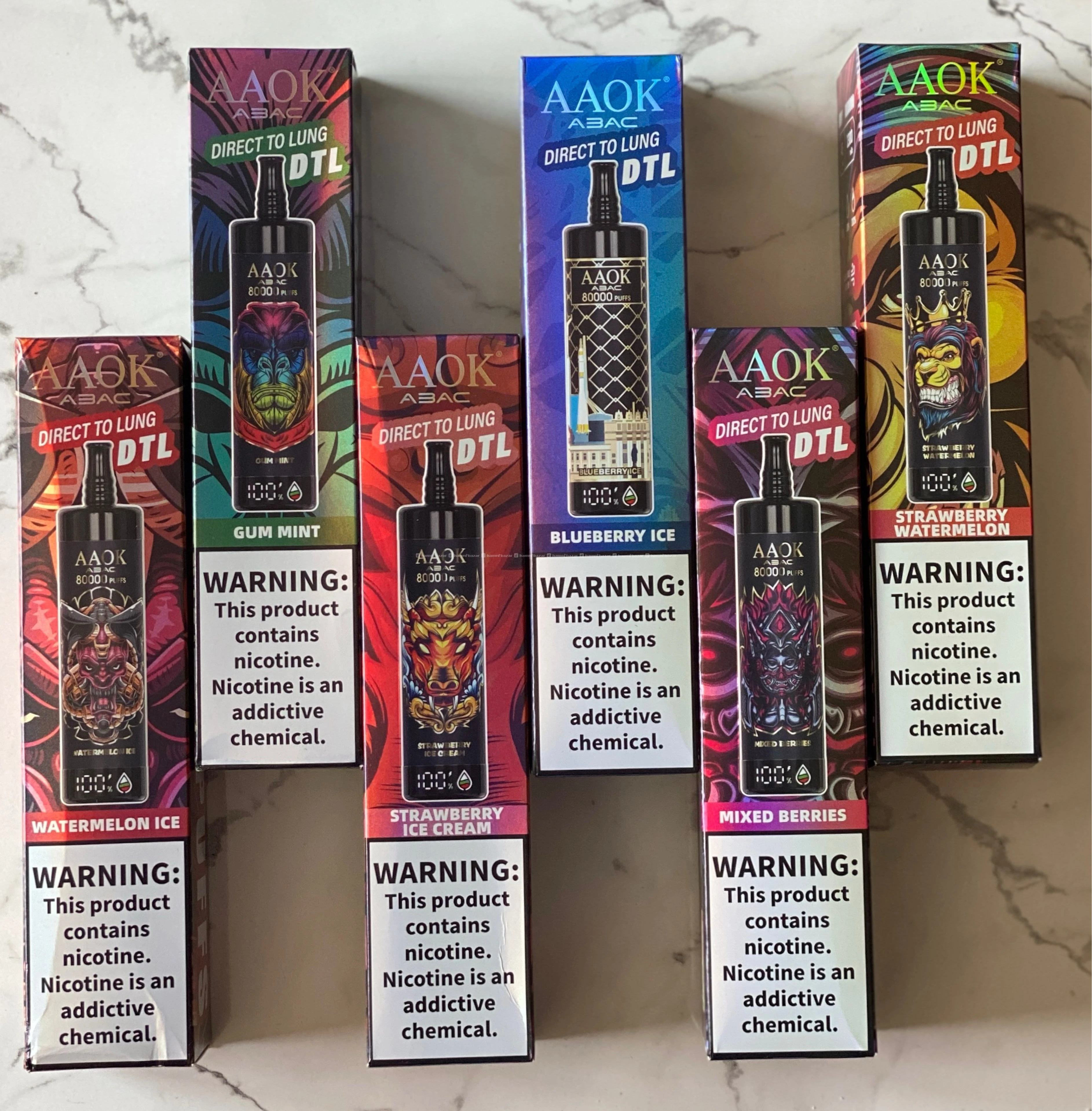 Aaok 80k puffs disposable vape 2