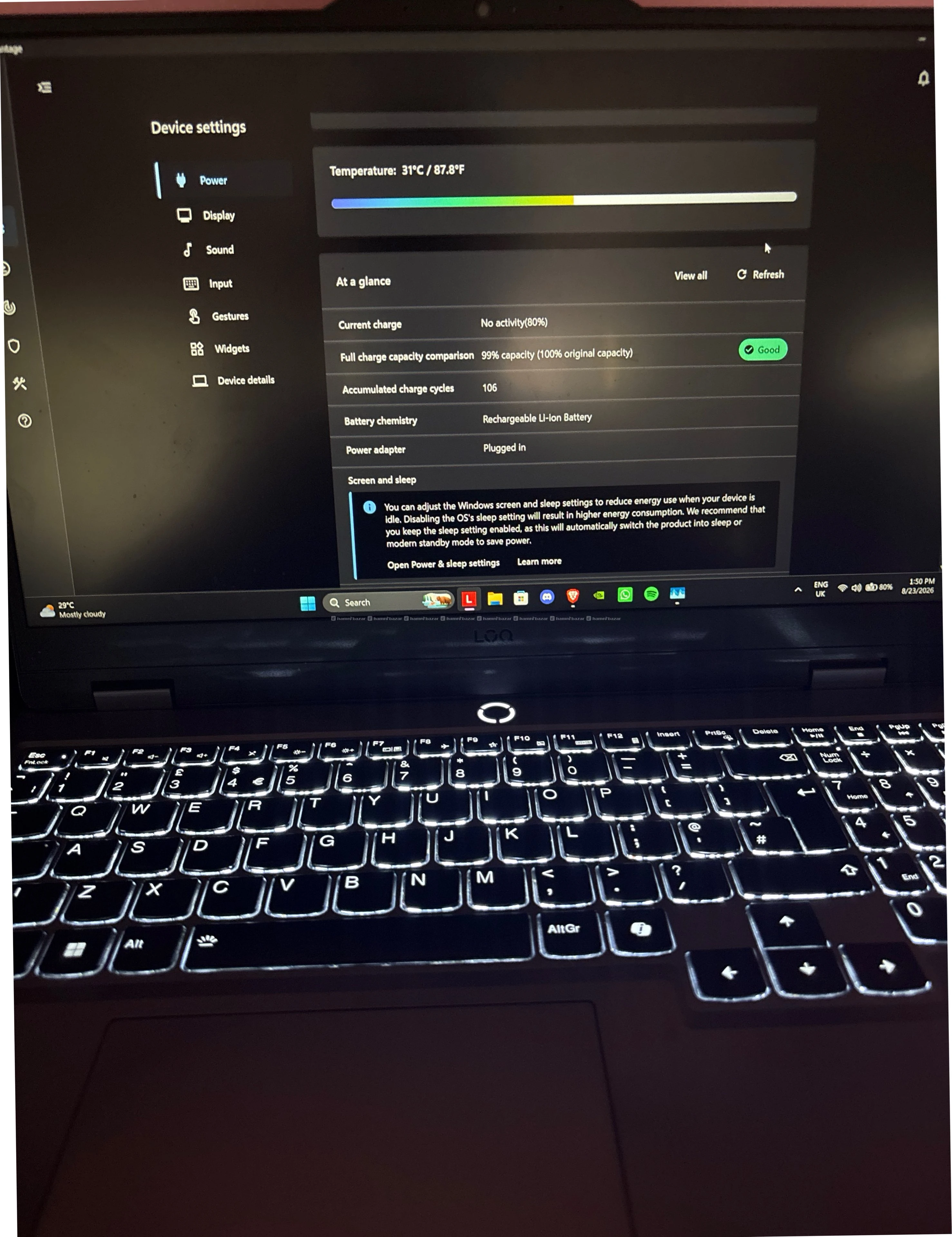 Lenovo Loq, Gaming laptop,24gb DDR5 ram 4050 i5 12 3