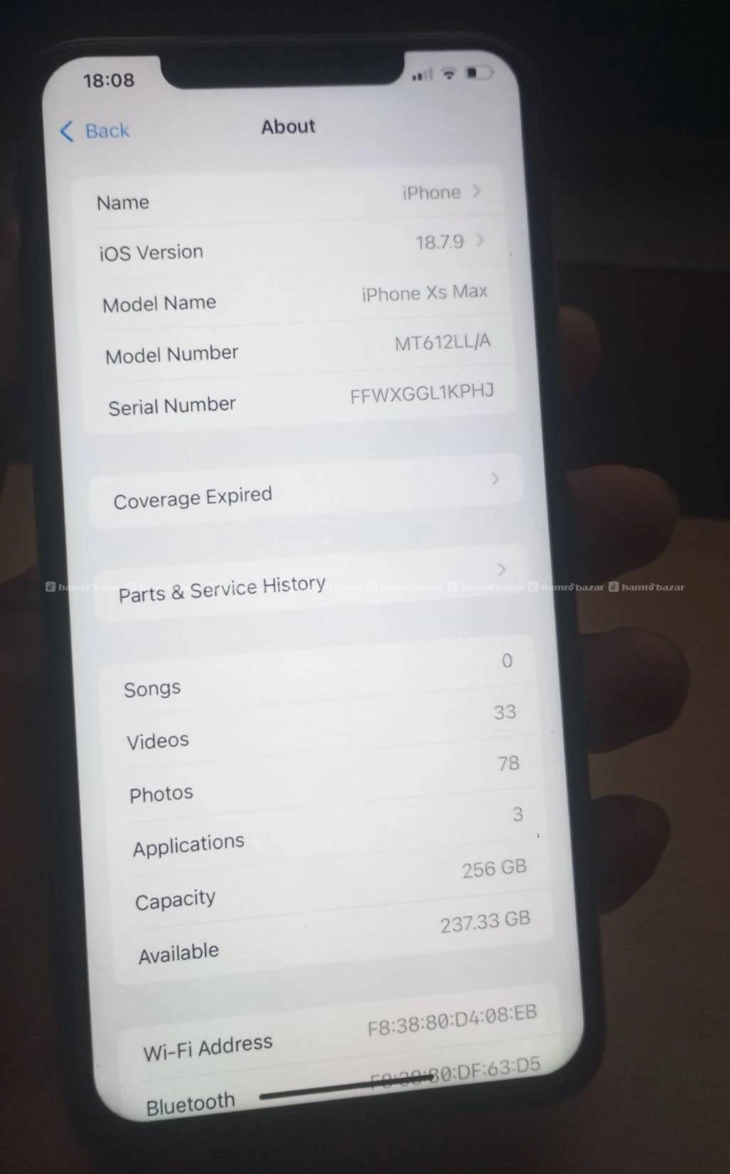 Iphone xs Max 256 gb 3
