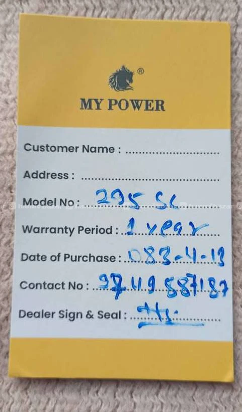 my power solar power bank 20000 mah 4 panel 4