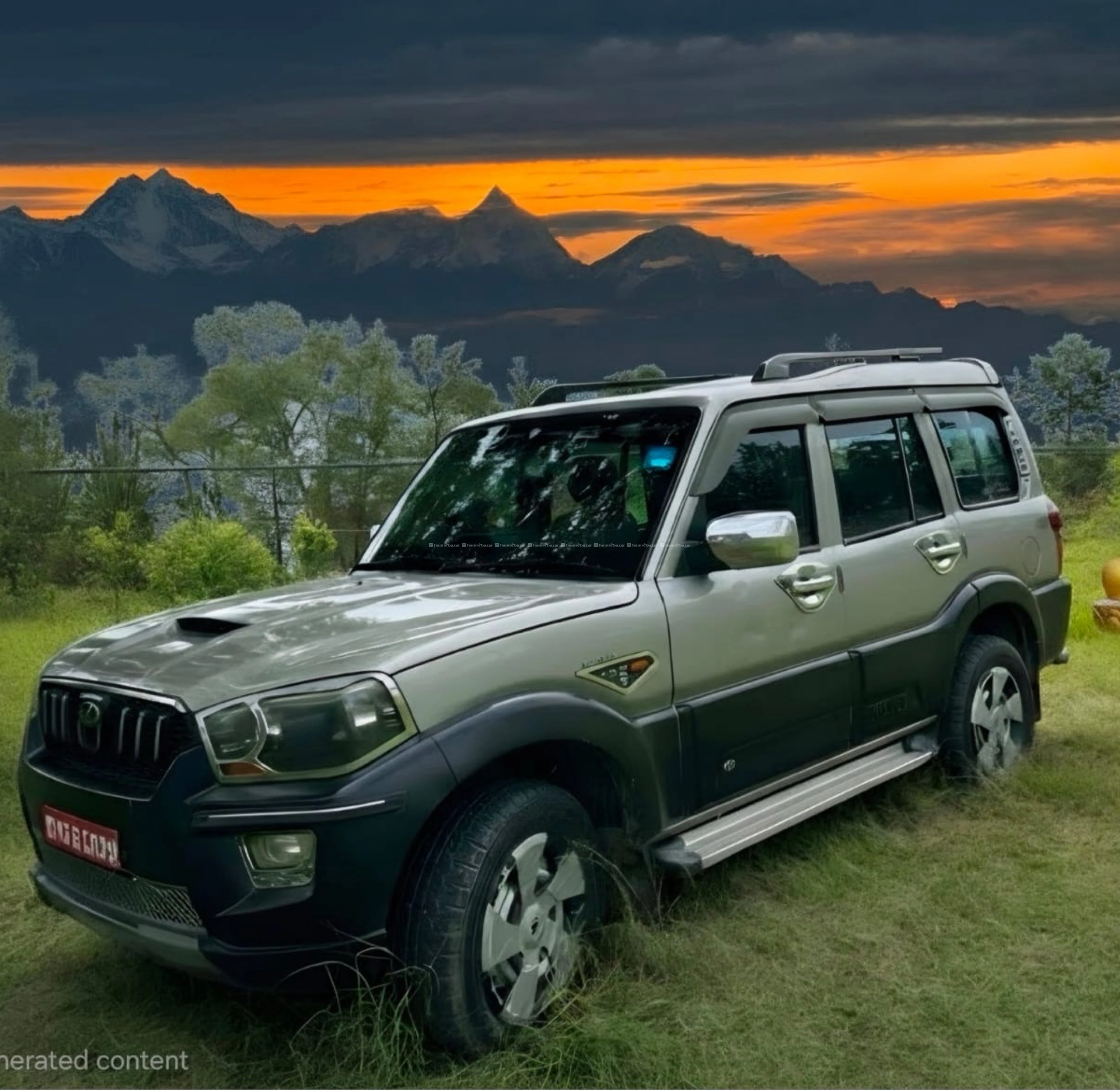 Scorpio for rent with driver 4