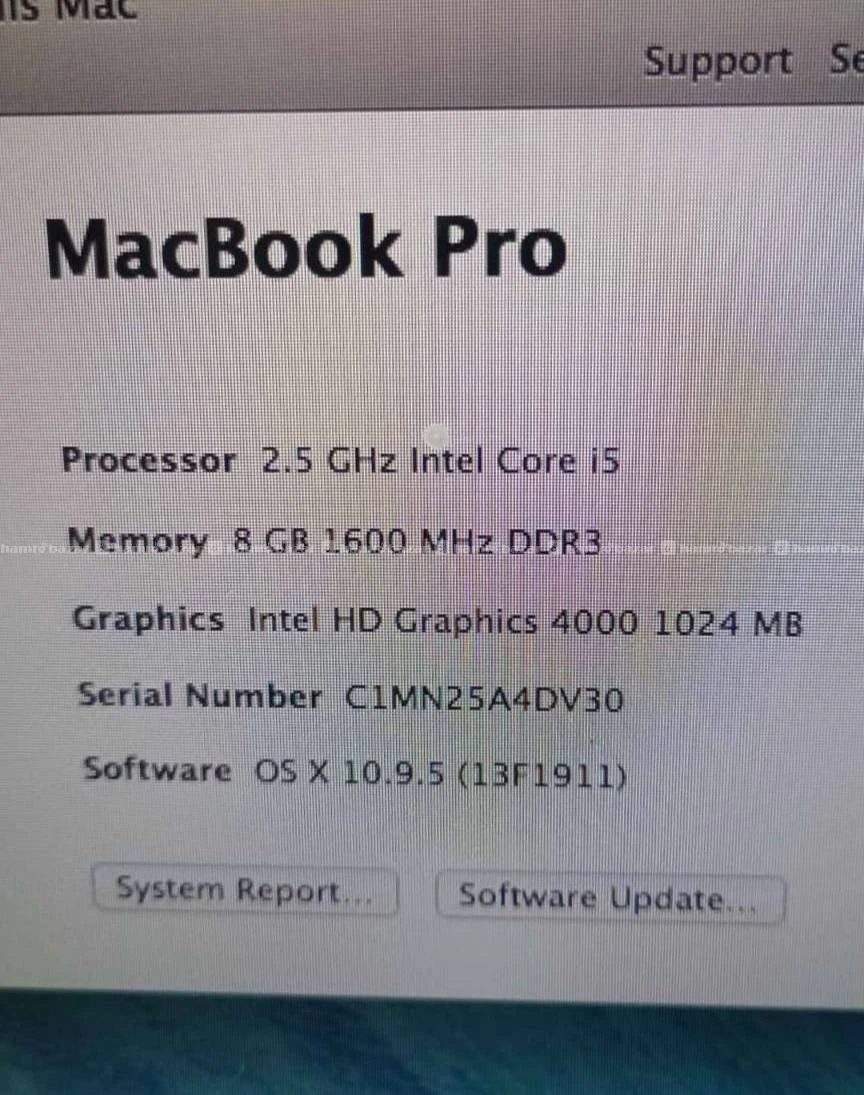 MacBook pro 2012 3