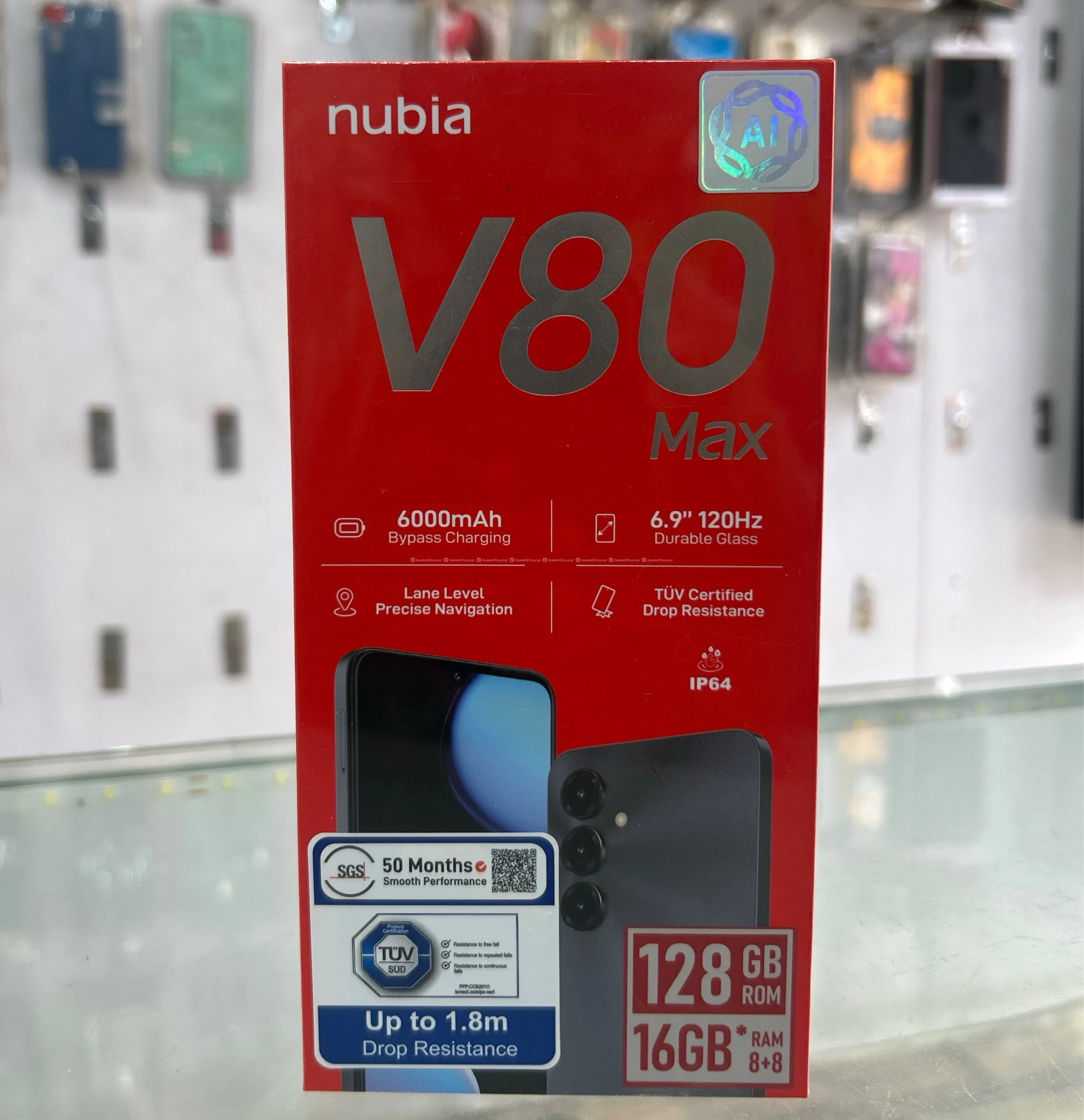 Nubia v80max 6000max  8/128 2