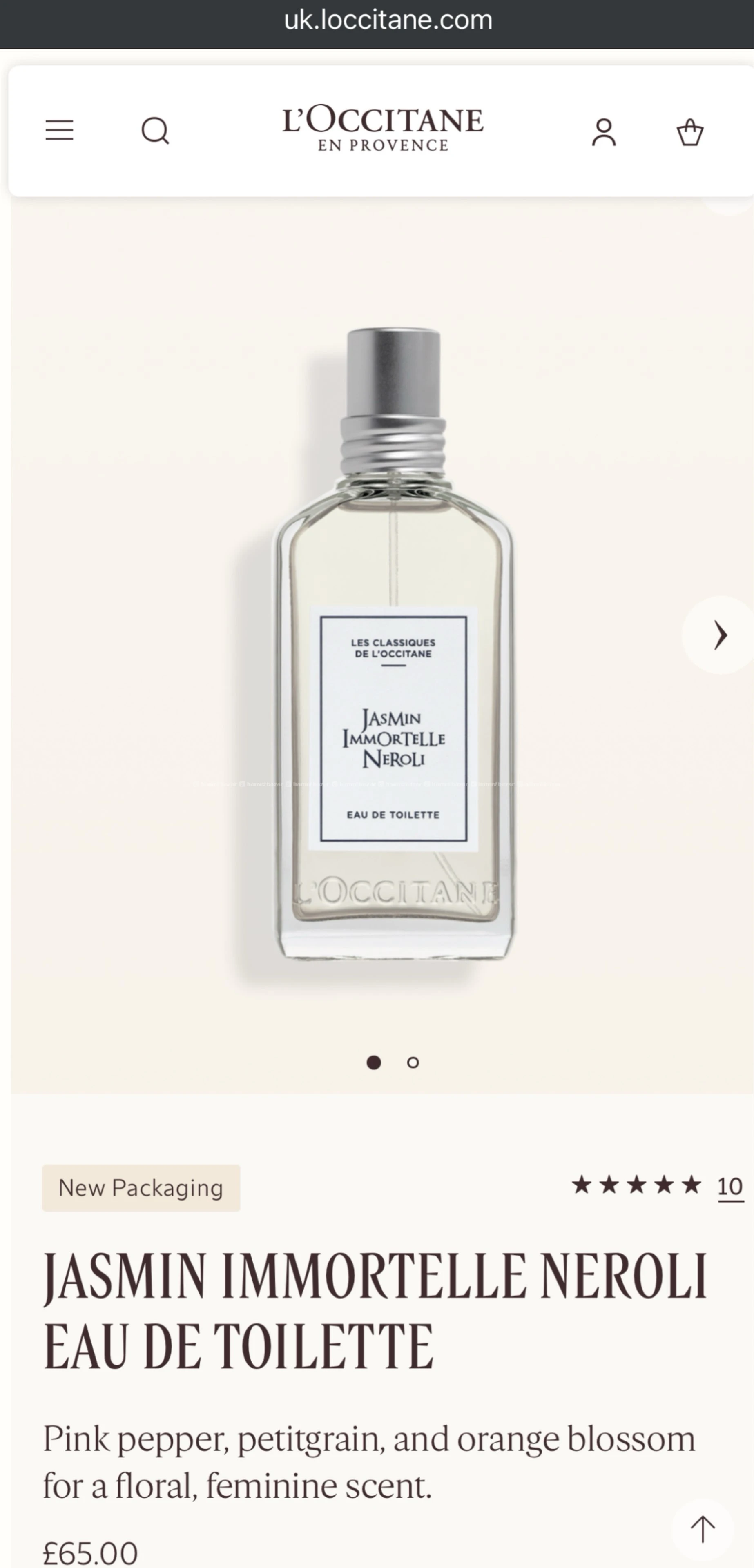 L'Occitane en Provence - JASMIN IMMORTELLE NEROLI 4