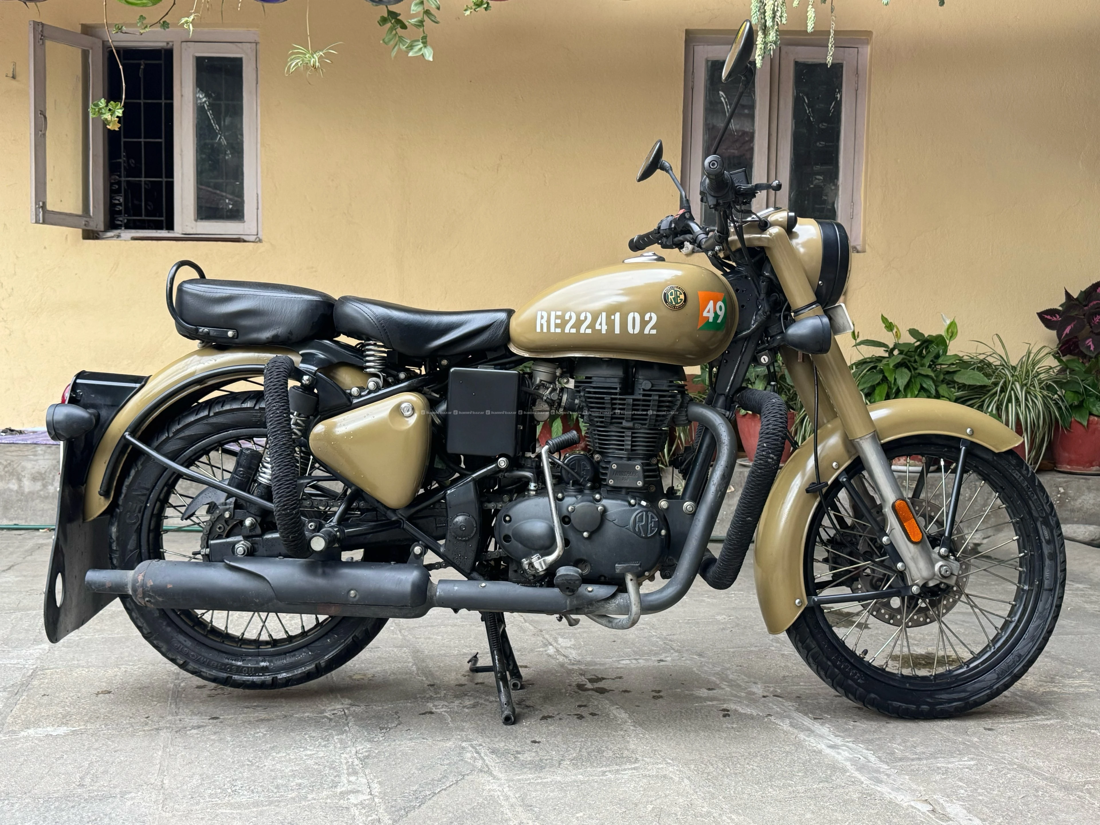 Bullet 350 classic dual channel abs, 23500 km run, 2