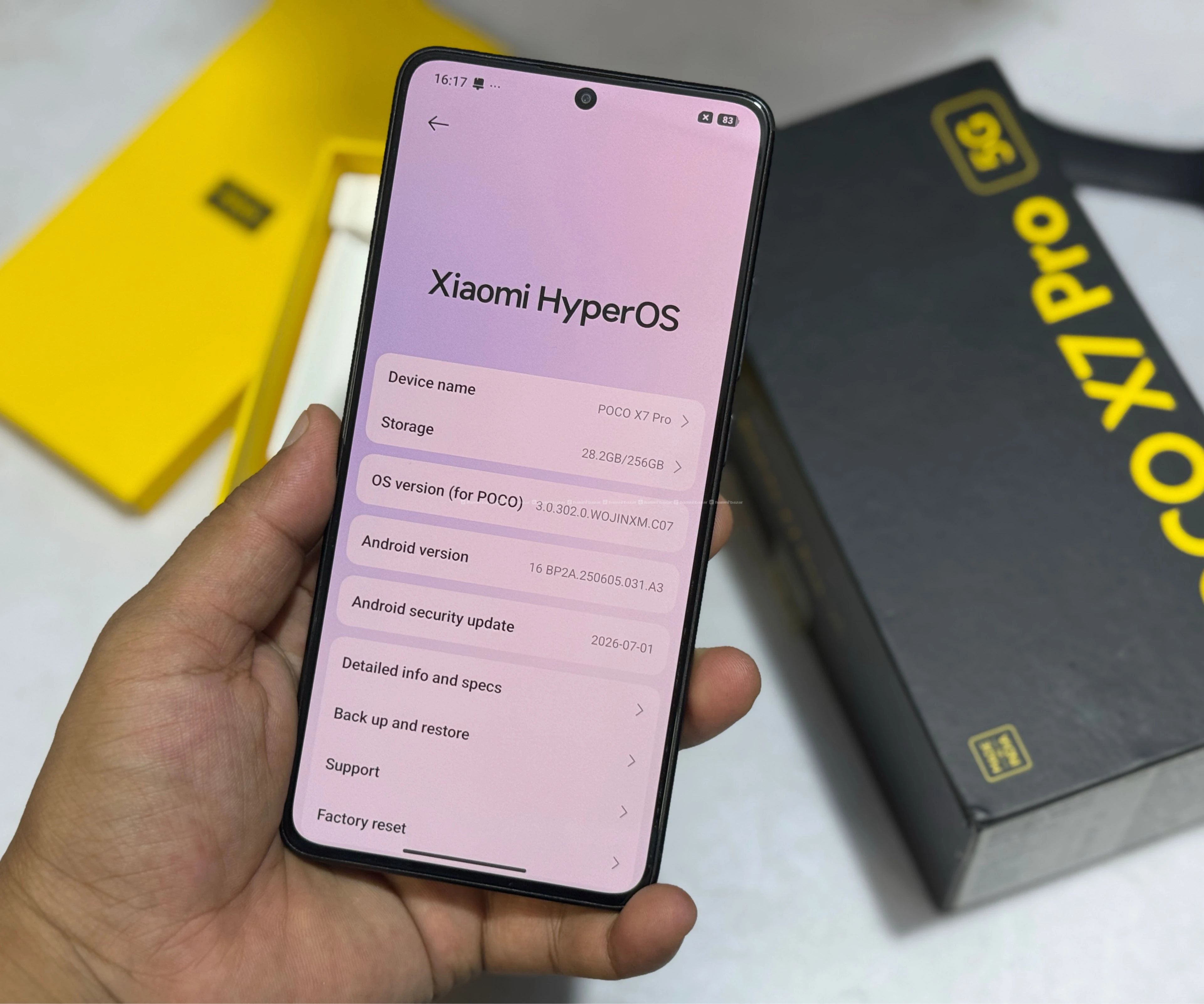 Xioami Poco X7 Pro (8-256) with box & accessories 2