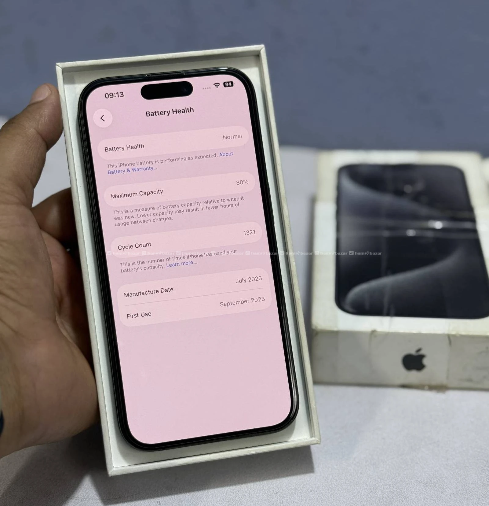 iPhone 15 Pro 256GB with box & accessories 5