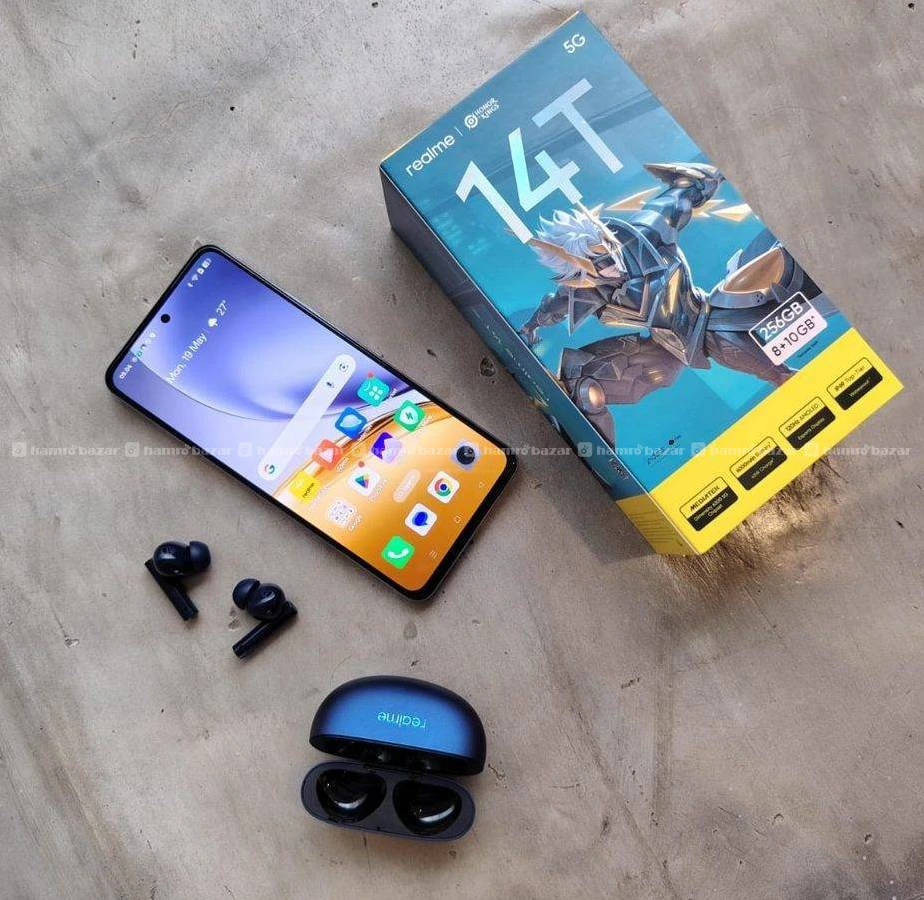 REALME 14 T 5G with charger 3