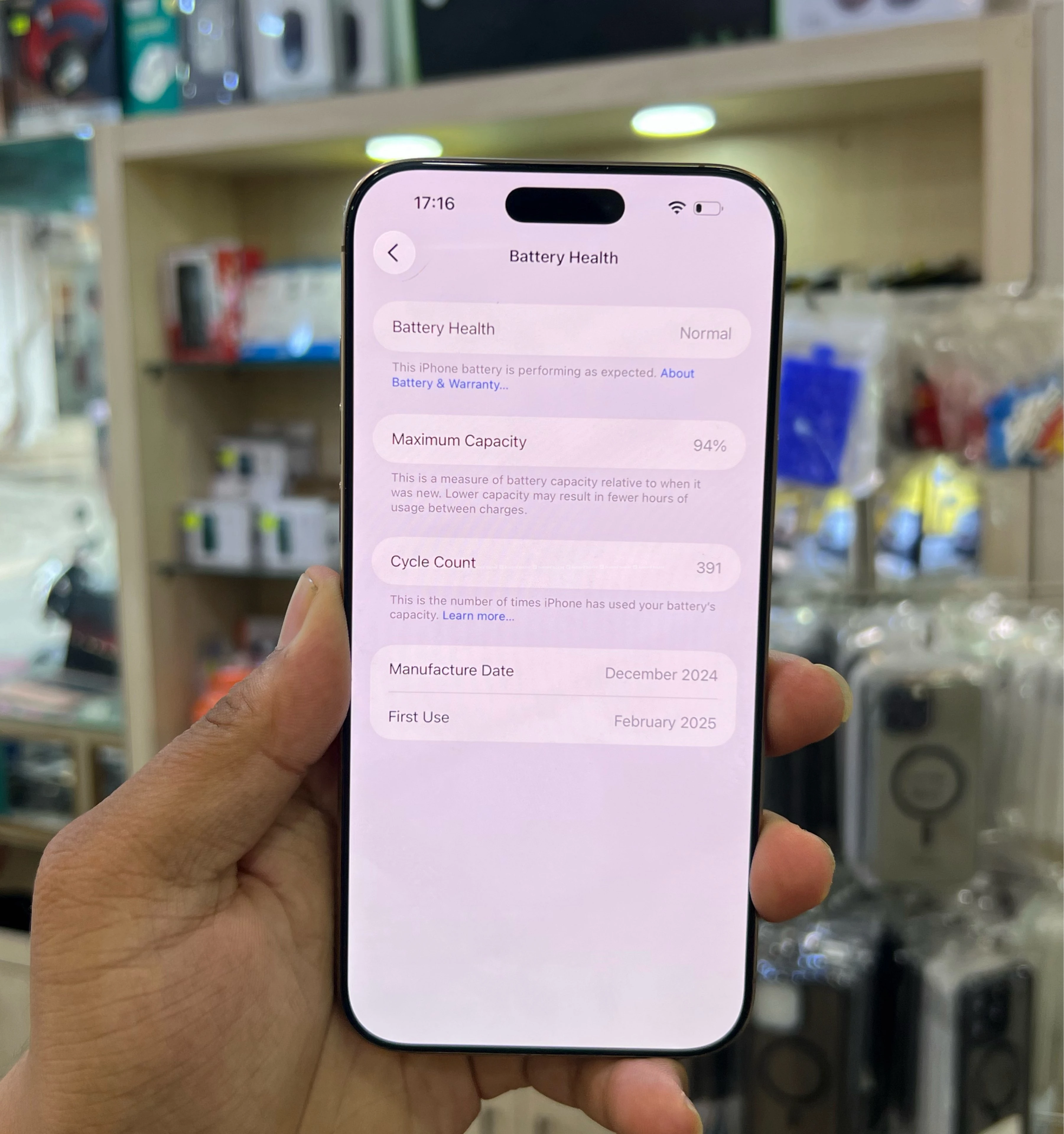 I PHONE 16 PRO MAX 256 GB (BH-94%) 5