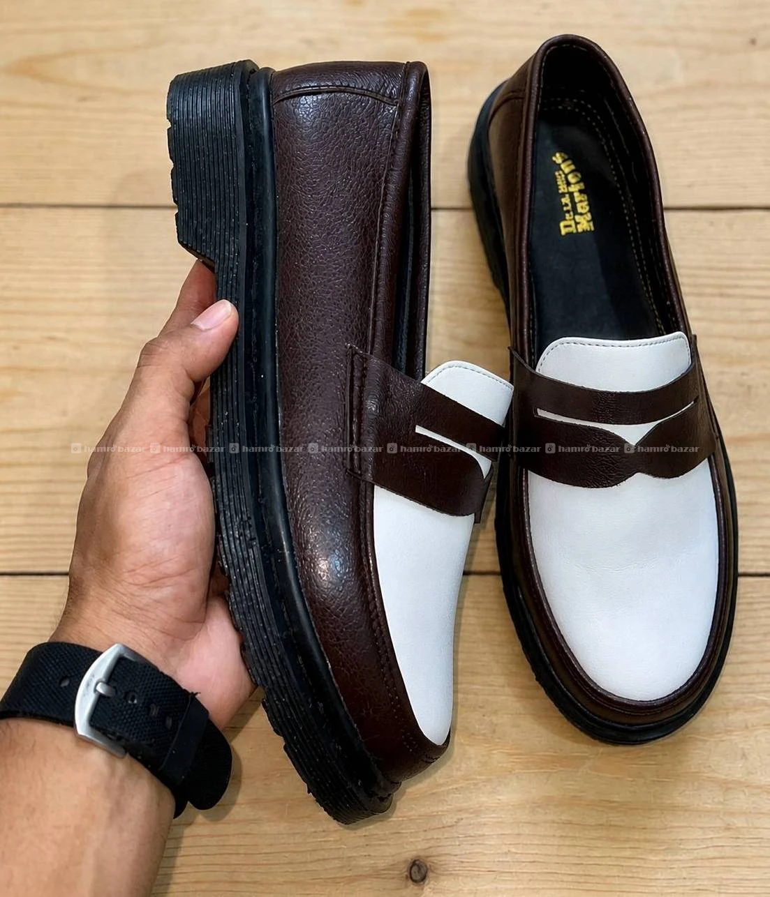 Two-tone loafers 2