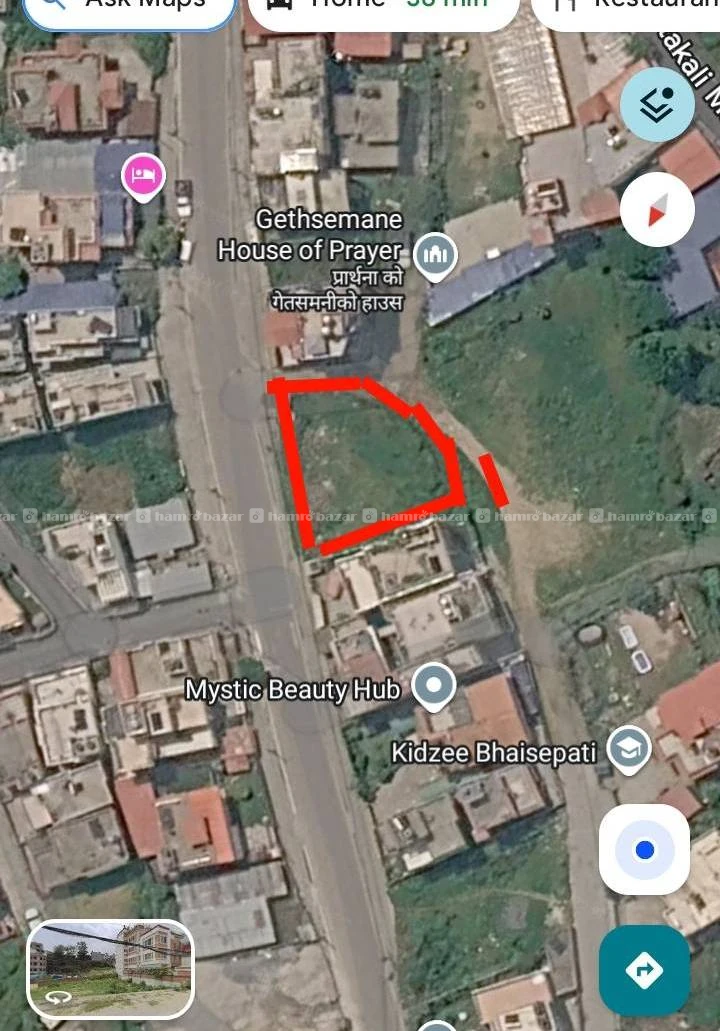 12 ana land is urgent sale at bhaisepati 4