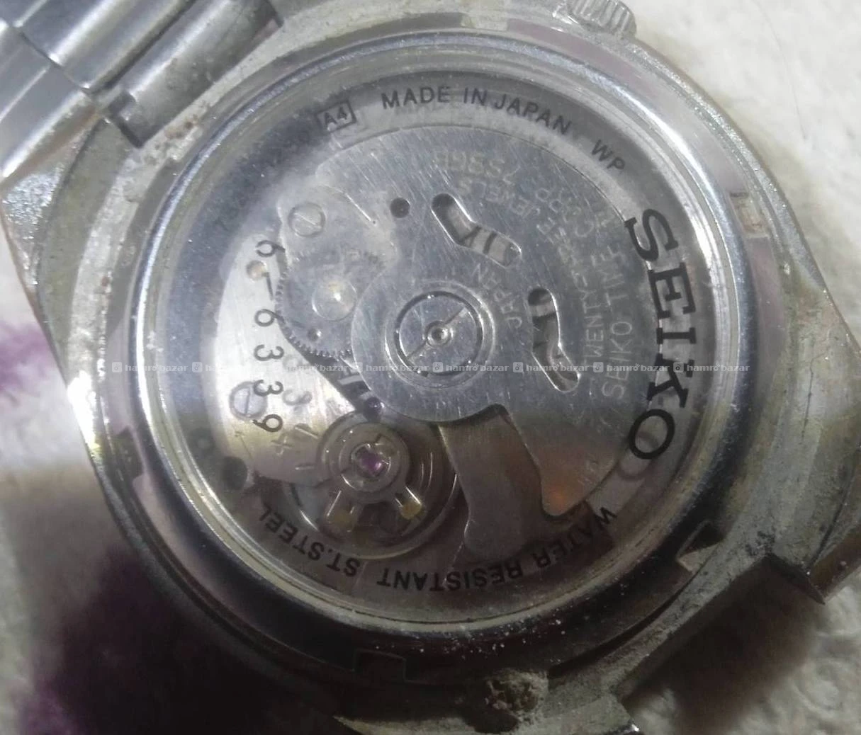Seiko 5 vintage automatic movement japan watch 2