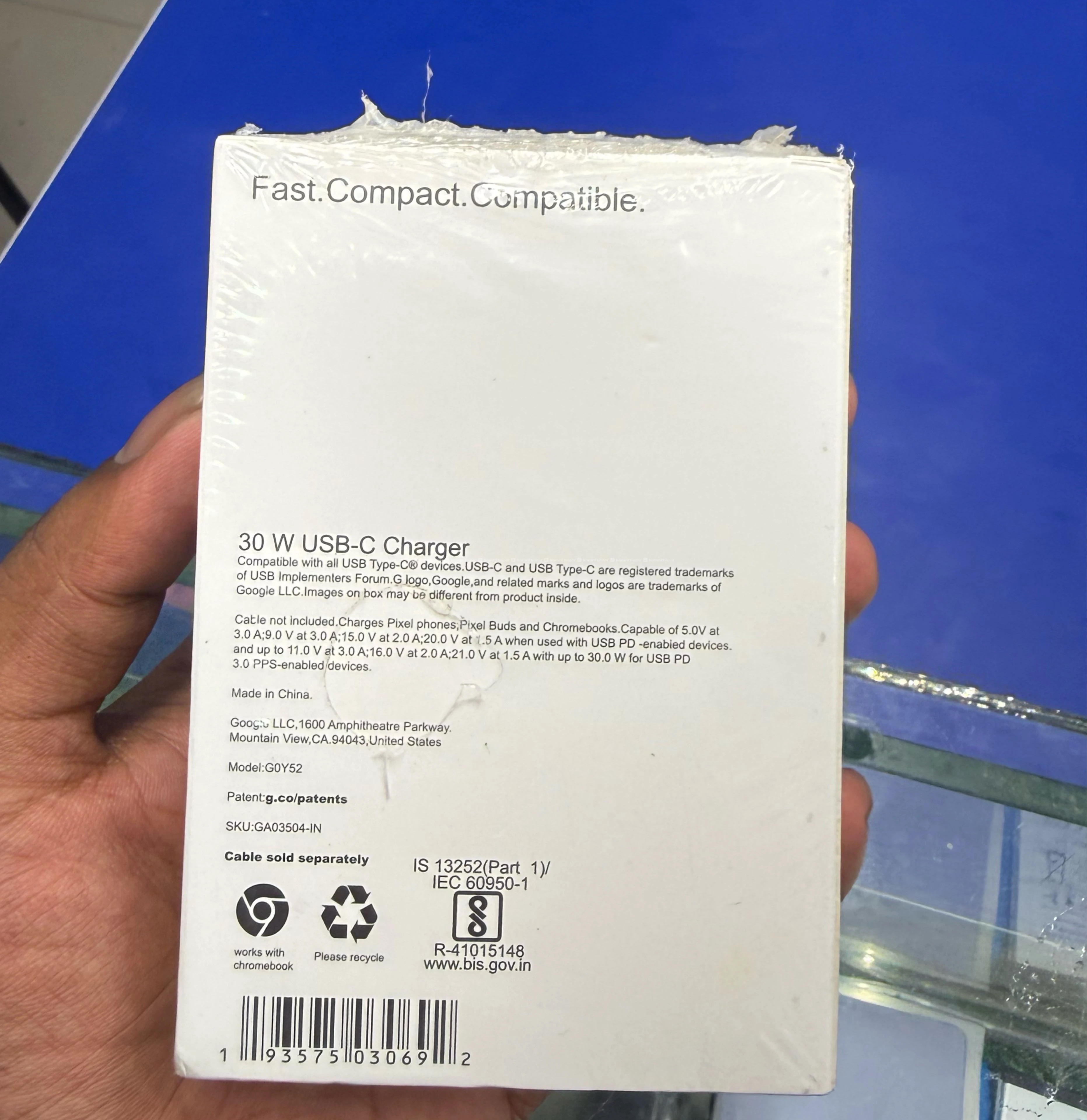 GOOGLEPIXEL 30 WATT 100% ORGINAL ADAPTER AVAILABLE 2