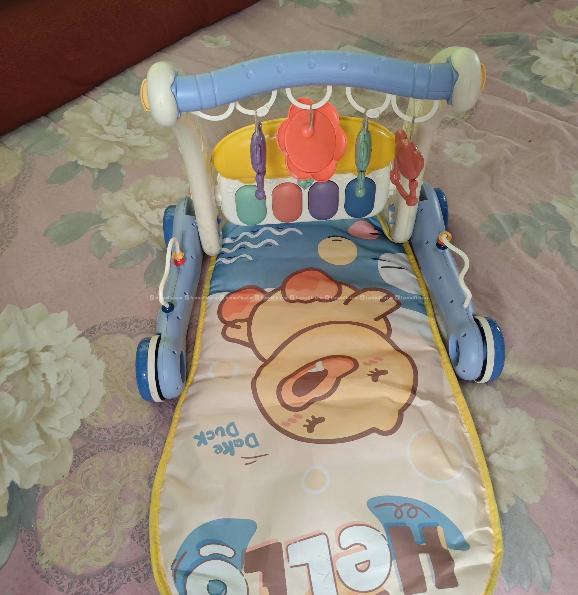 Baby walker plus play mat
