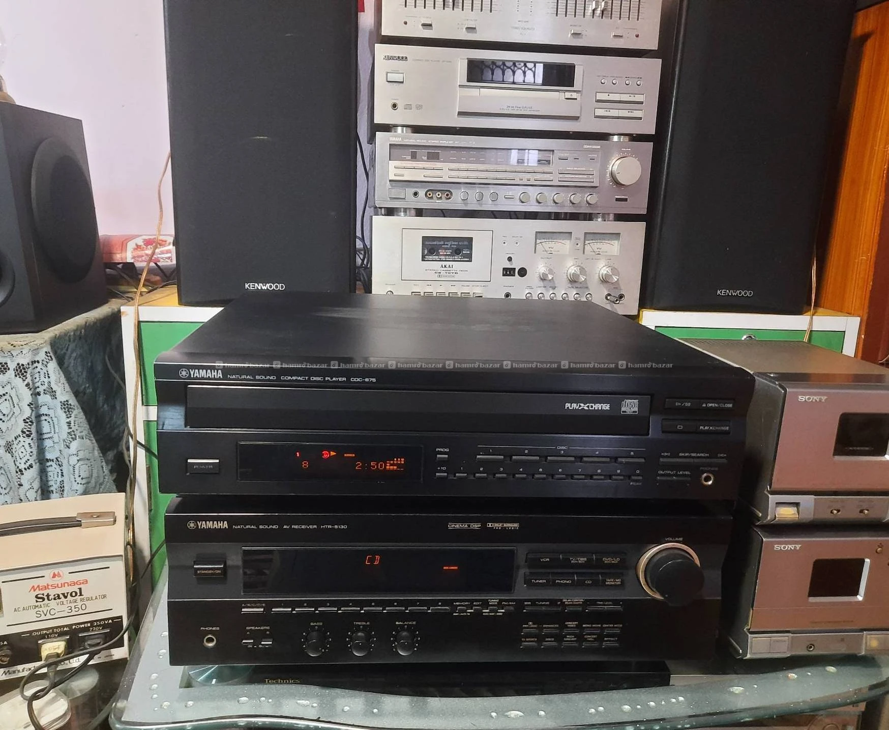 Yamaha Amplifier & Cd deck 2