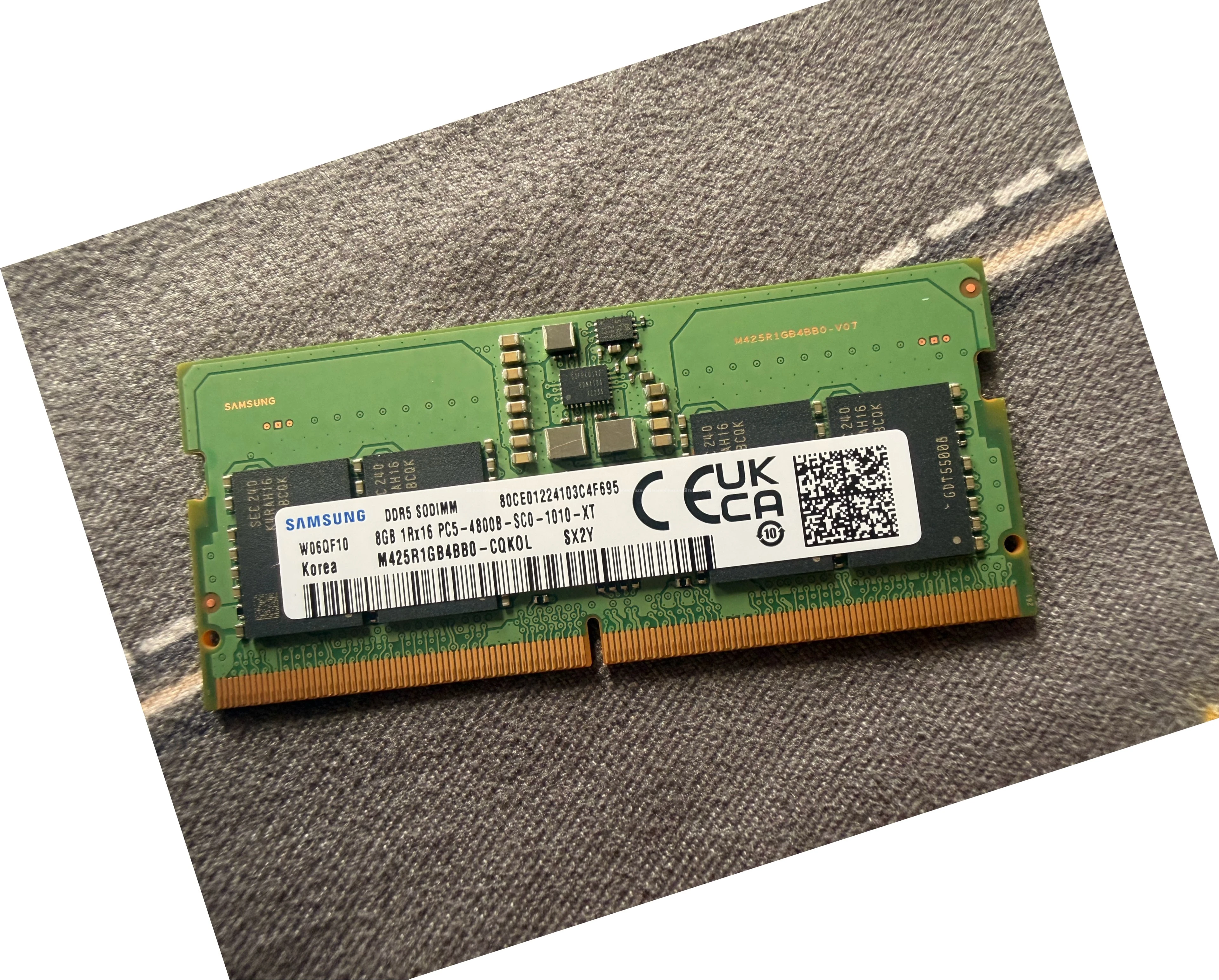 Samsung 8GB DDR5 4800MHz CL46 SODIMM M425R1GB4BB0 3