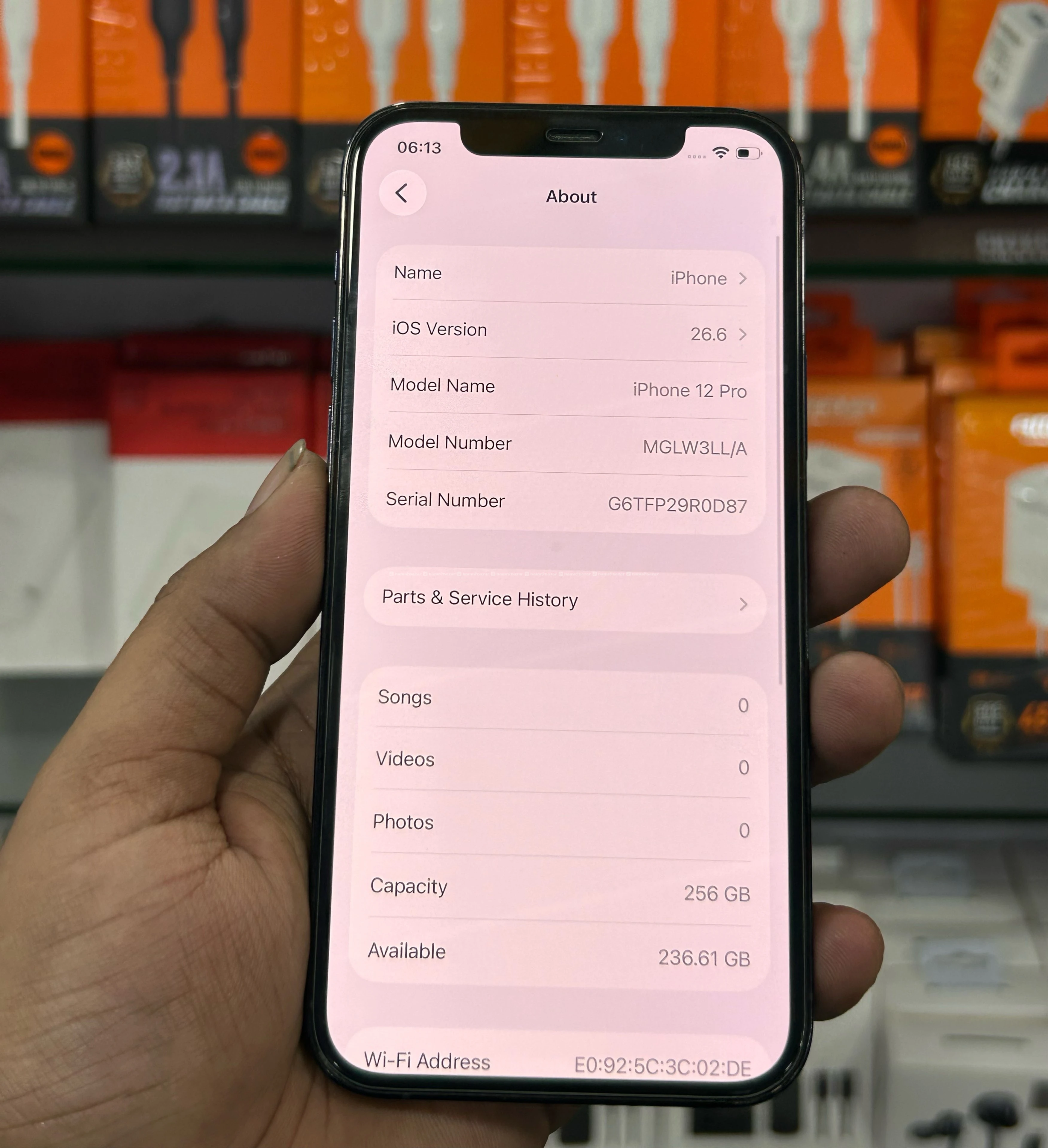 12pro 
256gb 
Battery 75%
Non open set 4