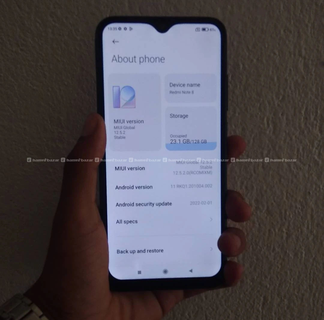 Redmi note 8 4