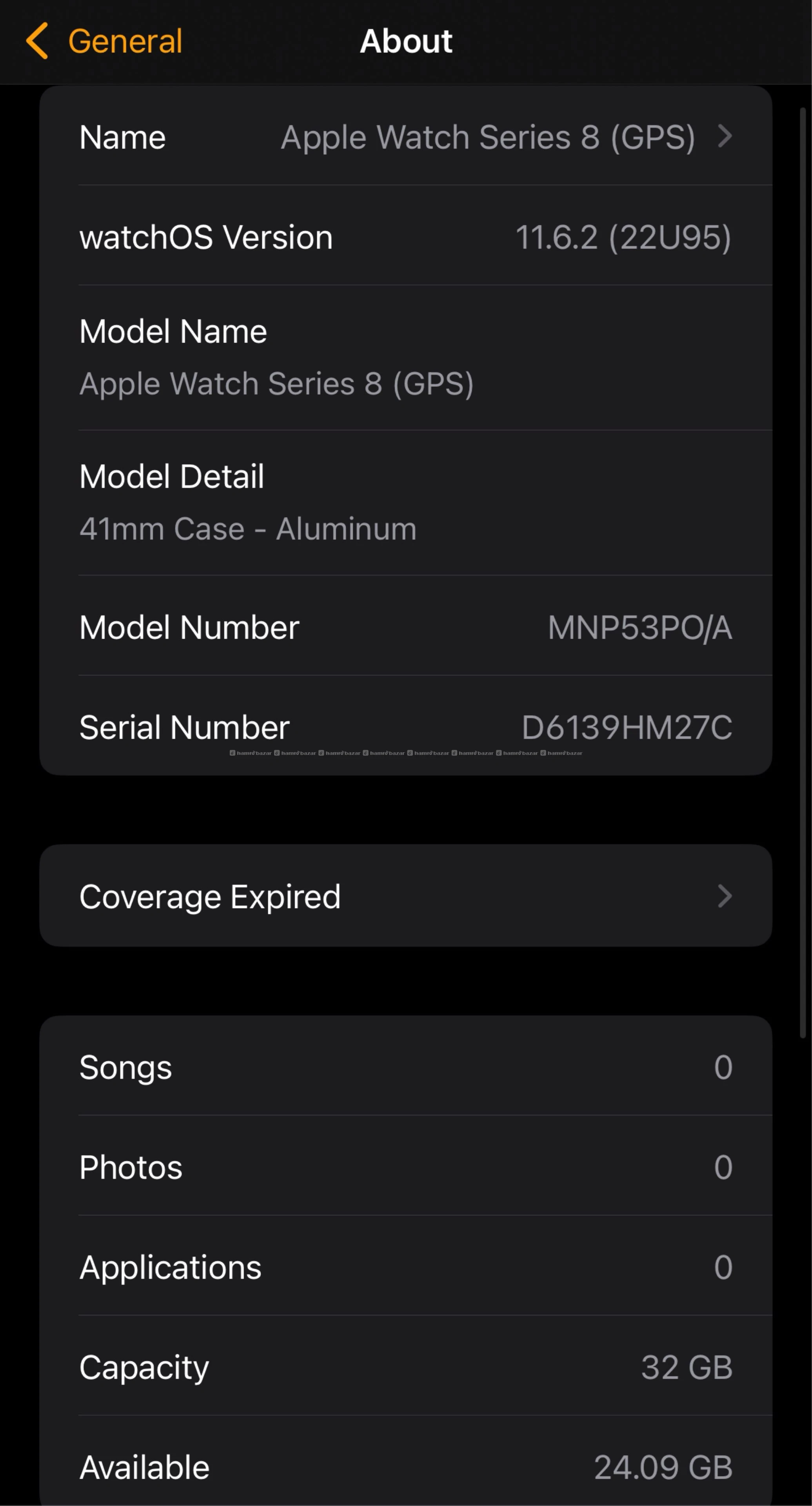 Apple Watch Series 8 (GPS) - 100% Battery - 41 mm 2
