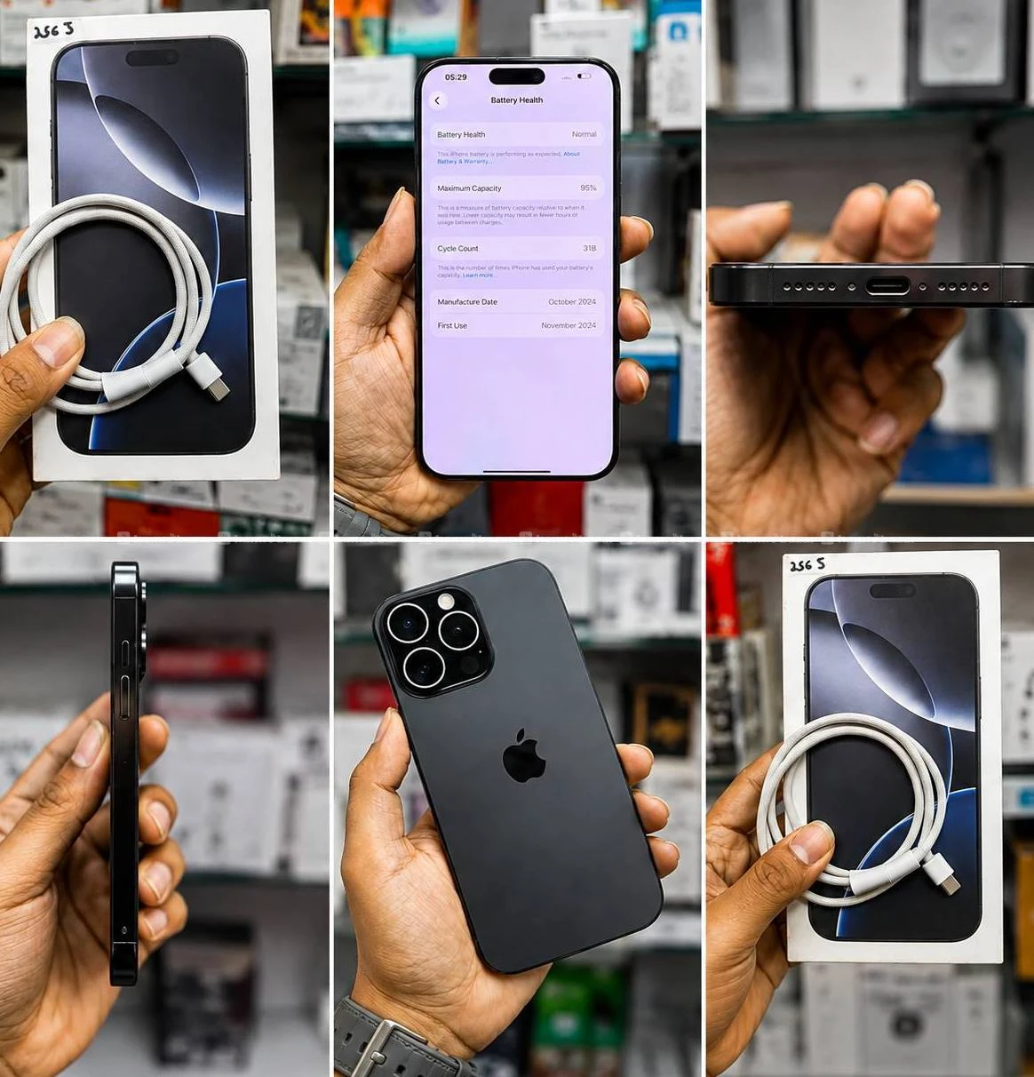 iPhone 16 Pro Max 256GB 94%health 2
