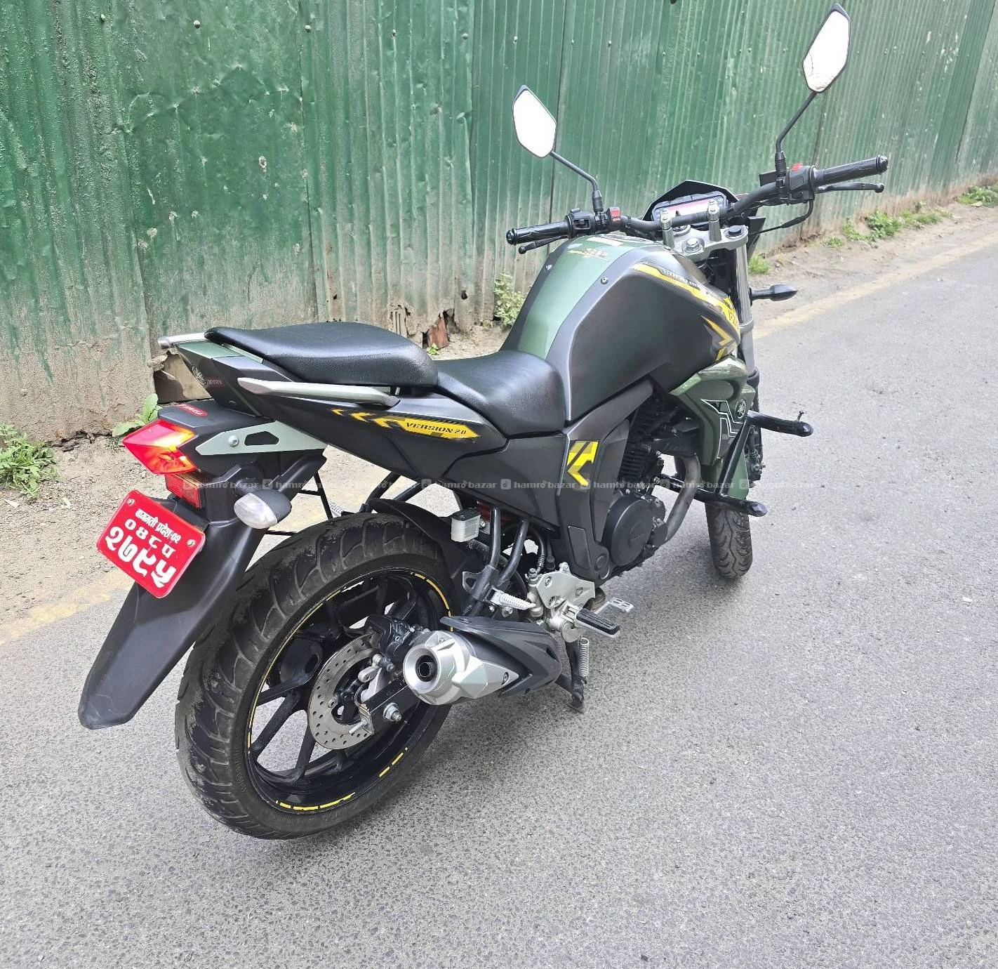 Yamaha fz v2 double disk 2
