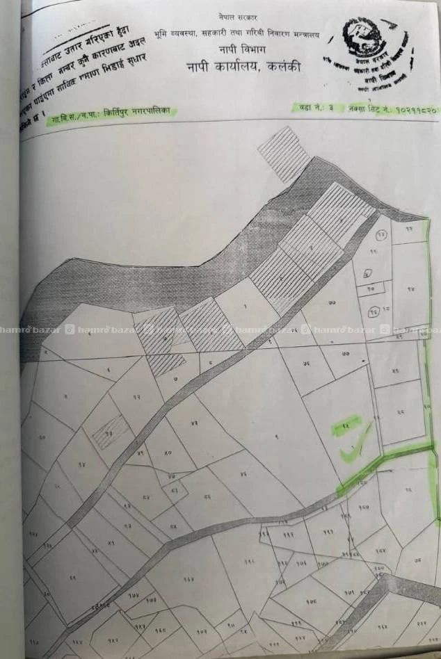 8 ana land  for urgent sale at khasibazar kalanki 3