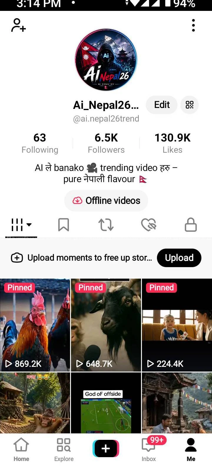 TikTok Account for  sale