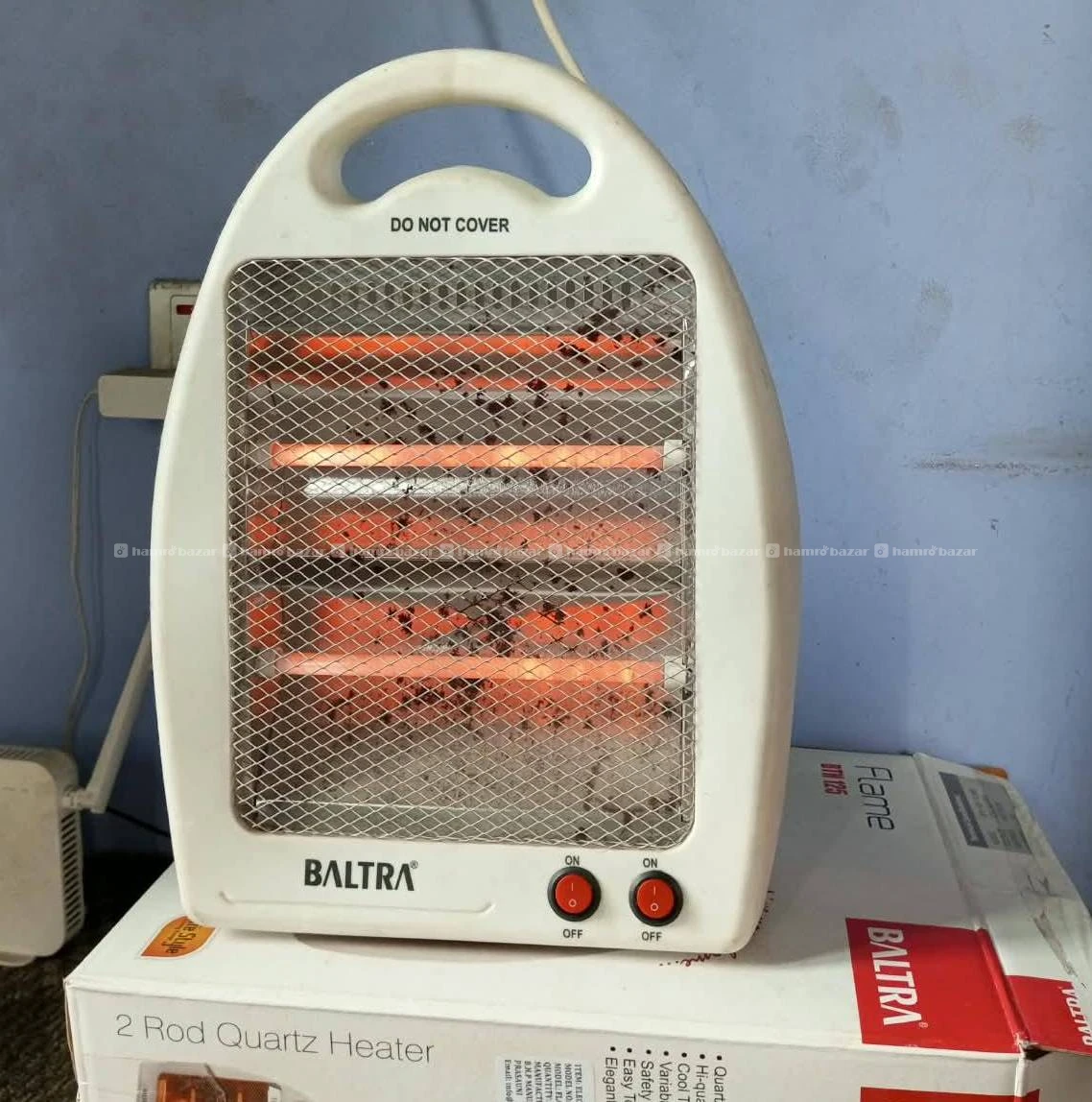 Baltra flame heater 2 rods full working condition