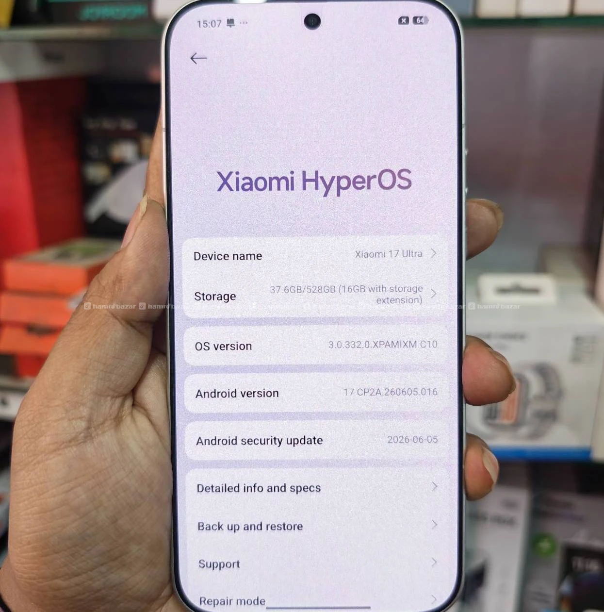 Xioami 17 ULTRA 512GB Authorised 10months warrrent 3