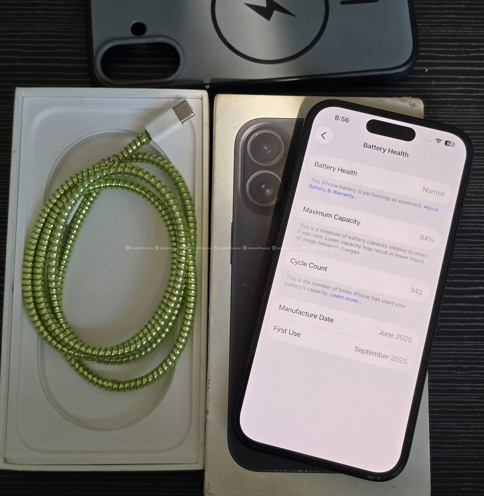 iPhone 16 256gb with box & all, 94% battery health 5