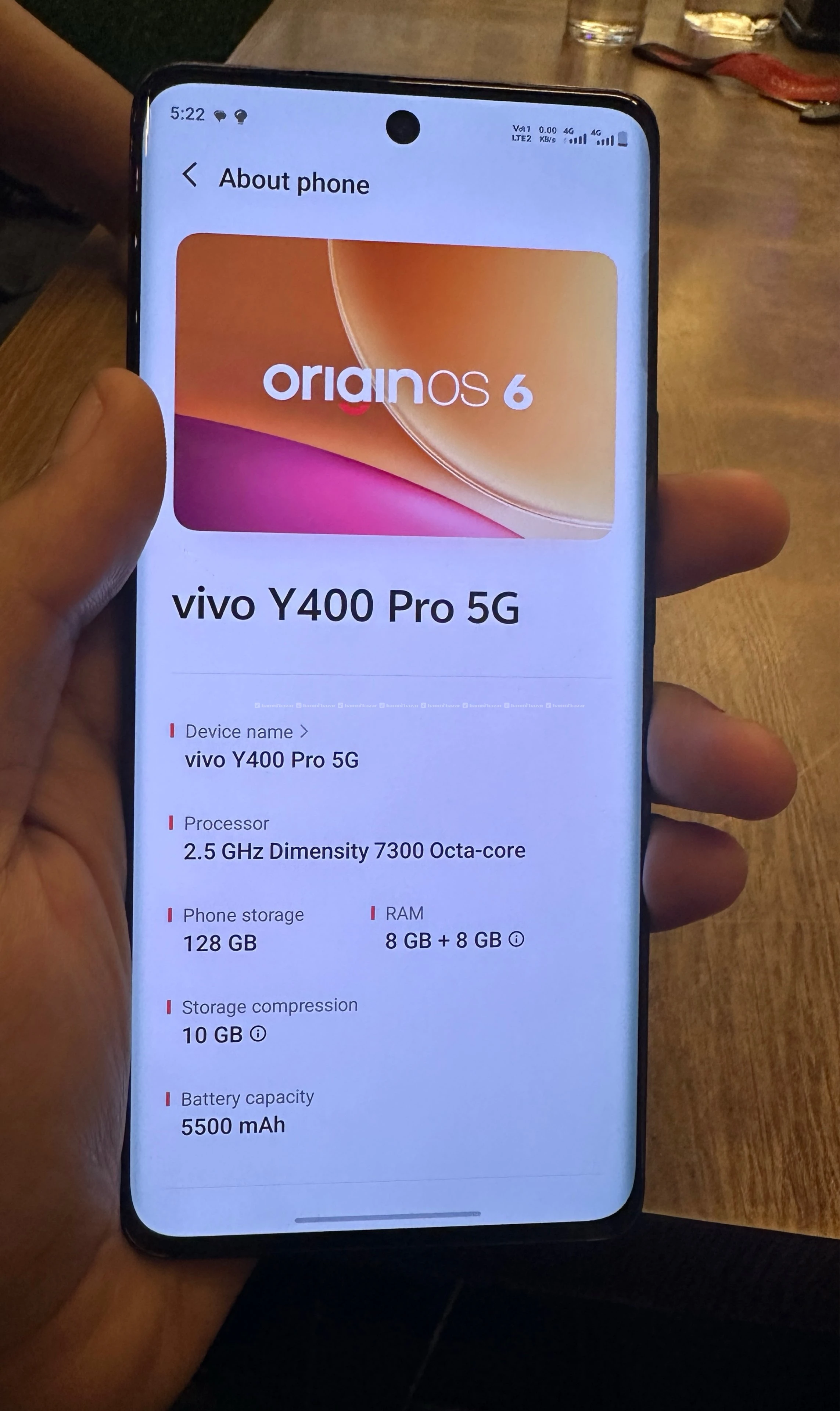 Vivo y400 pro 5g 2