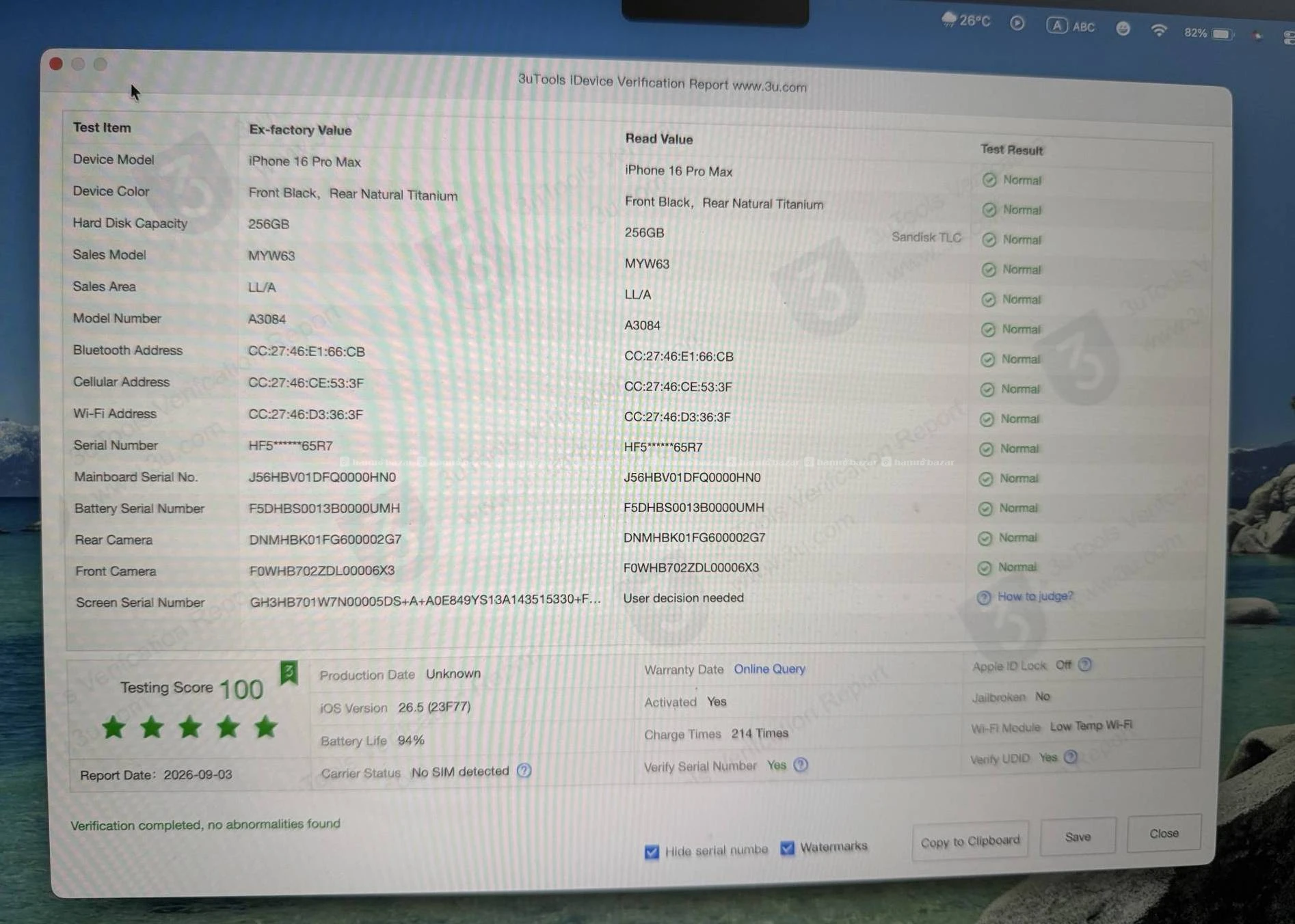 Iphone 16pro max on sell 4