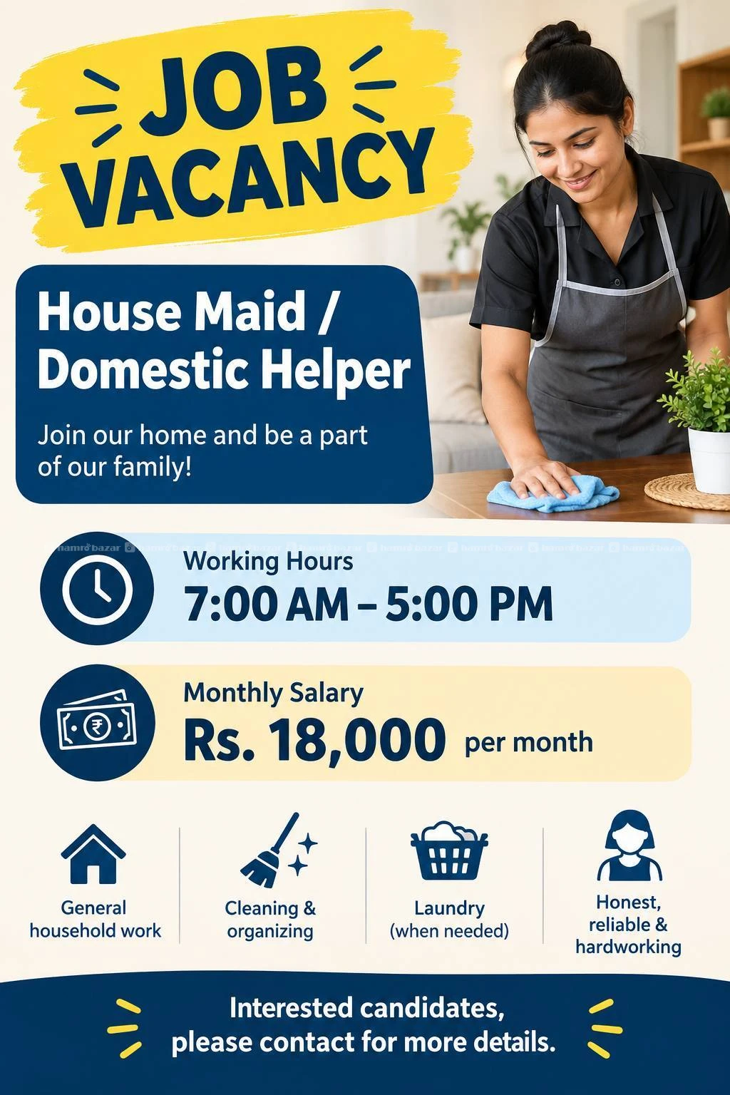 home maid/domestic helper required 2