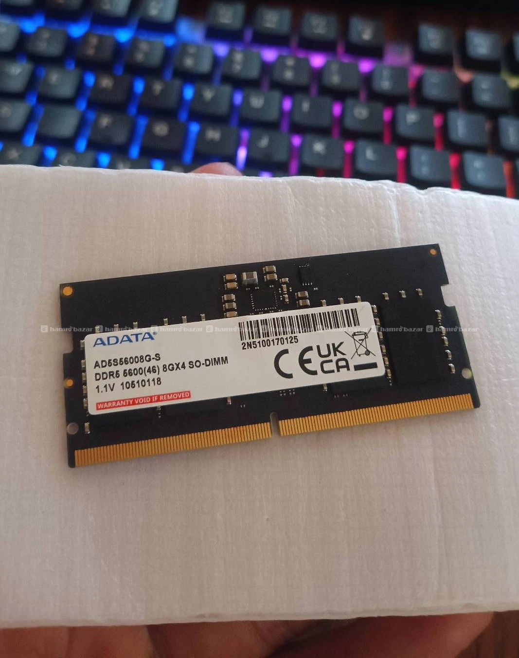8 GB RAM DDR5-5600 MT/s 2