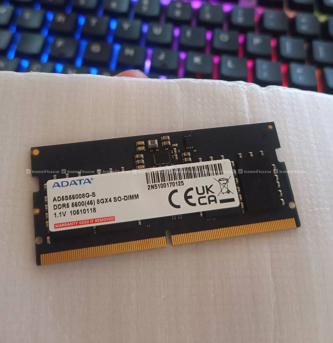 8 GB RAM DDR5-5600 MT/s