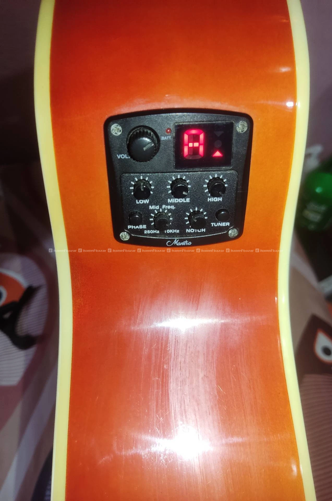 Mantra Avatar SemiAcoustic Guitar-3 band Equalizer 3