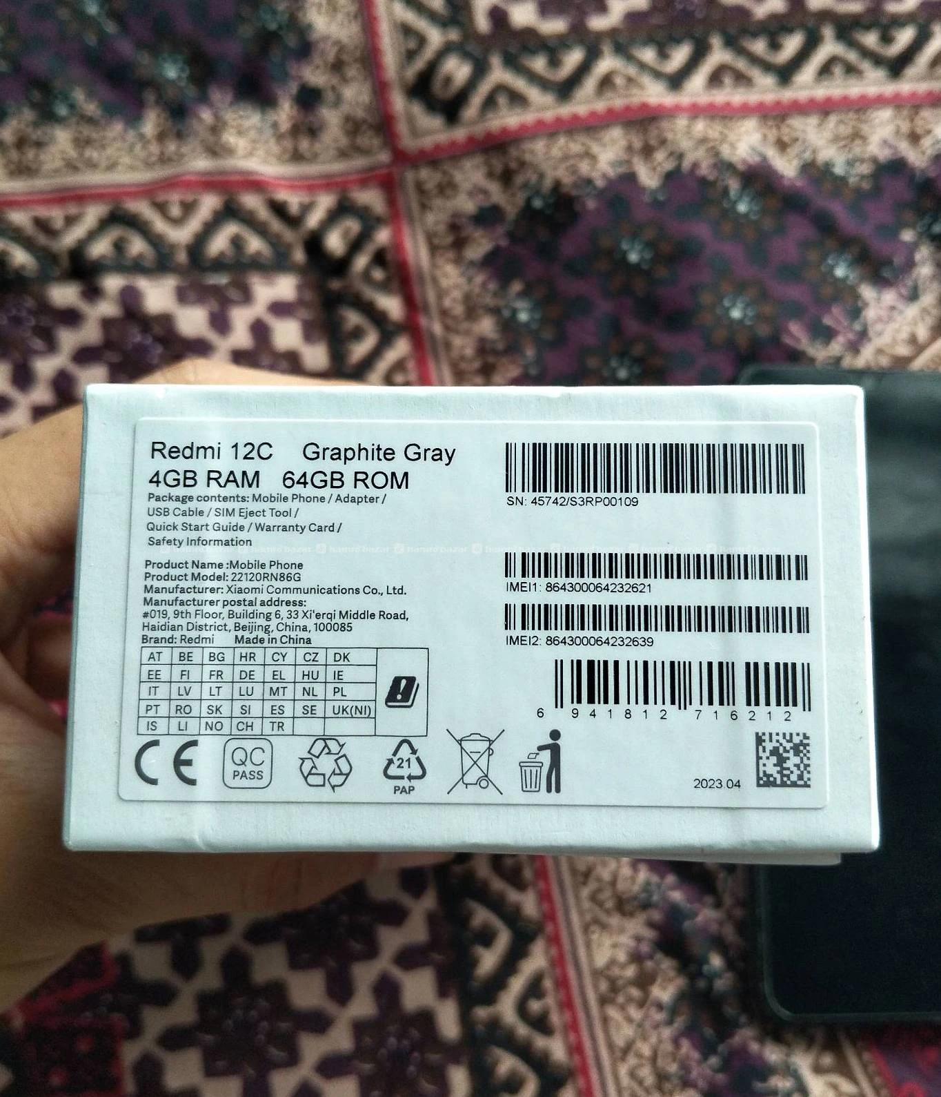 Redmi 12c phone on sale 3
