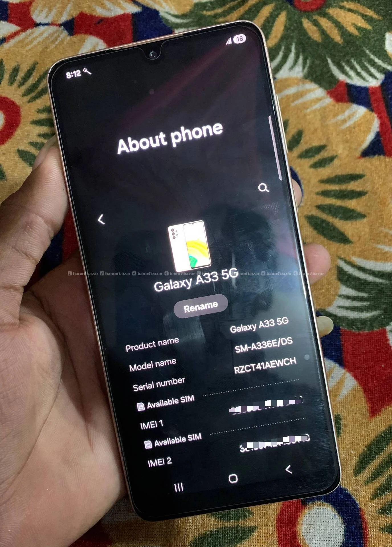 Samsung A33 5g (6/128)GB 4