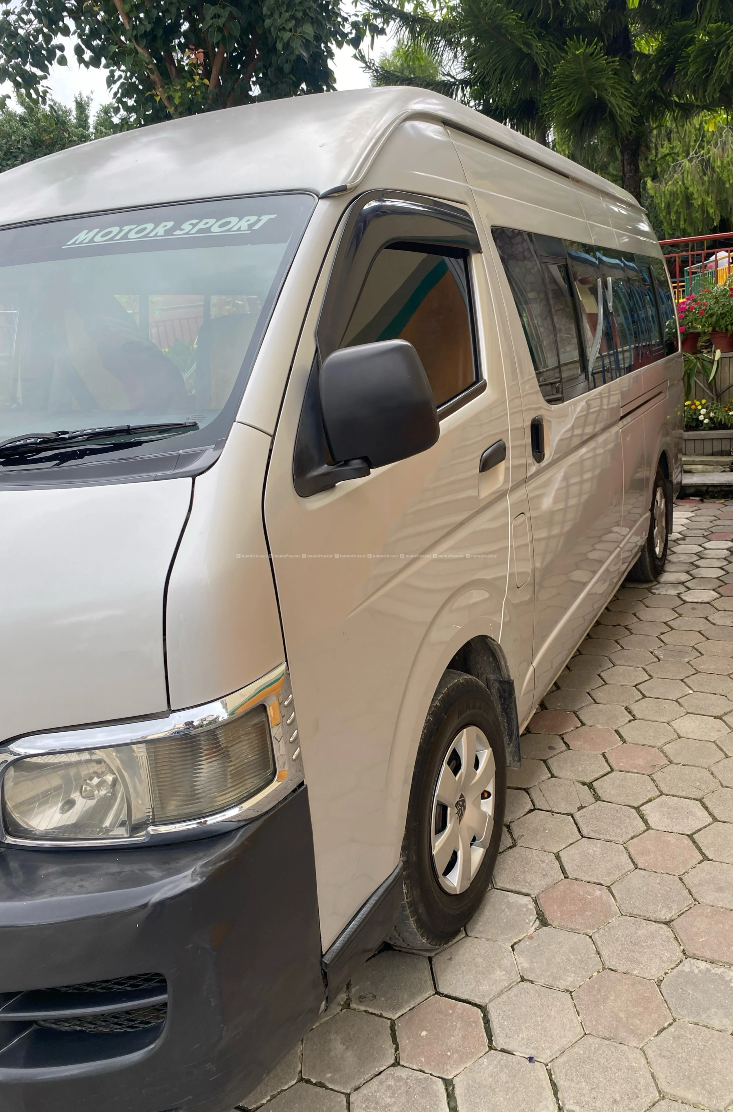 Hiace on rent contact number 9803221211 2